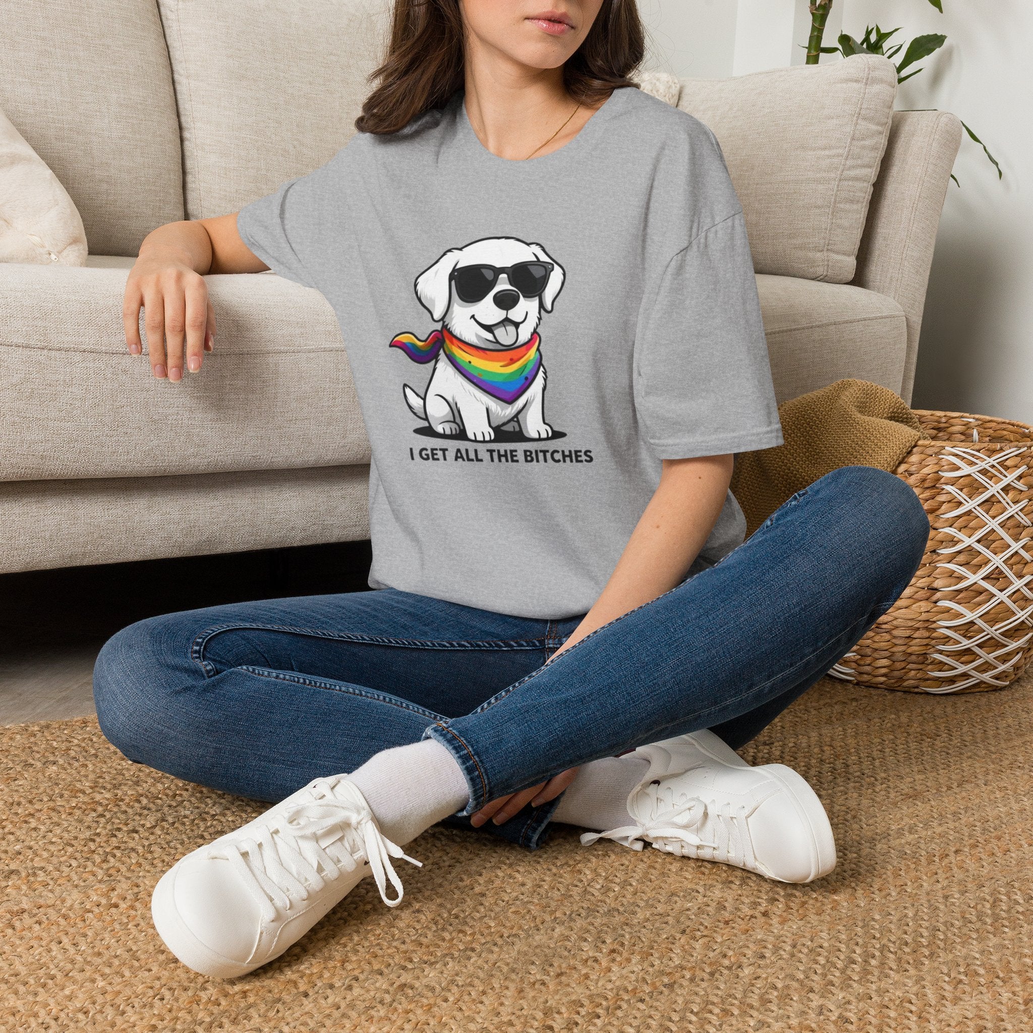Cute Puppy Pride T‑Shirt