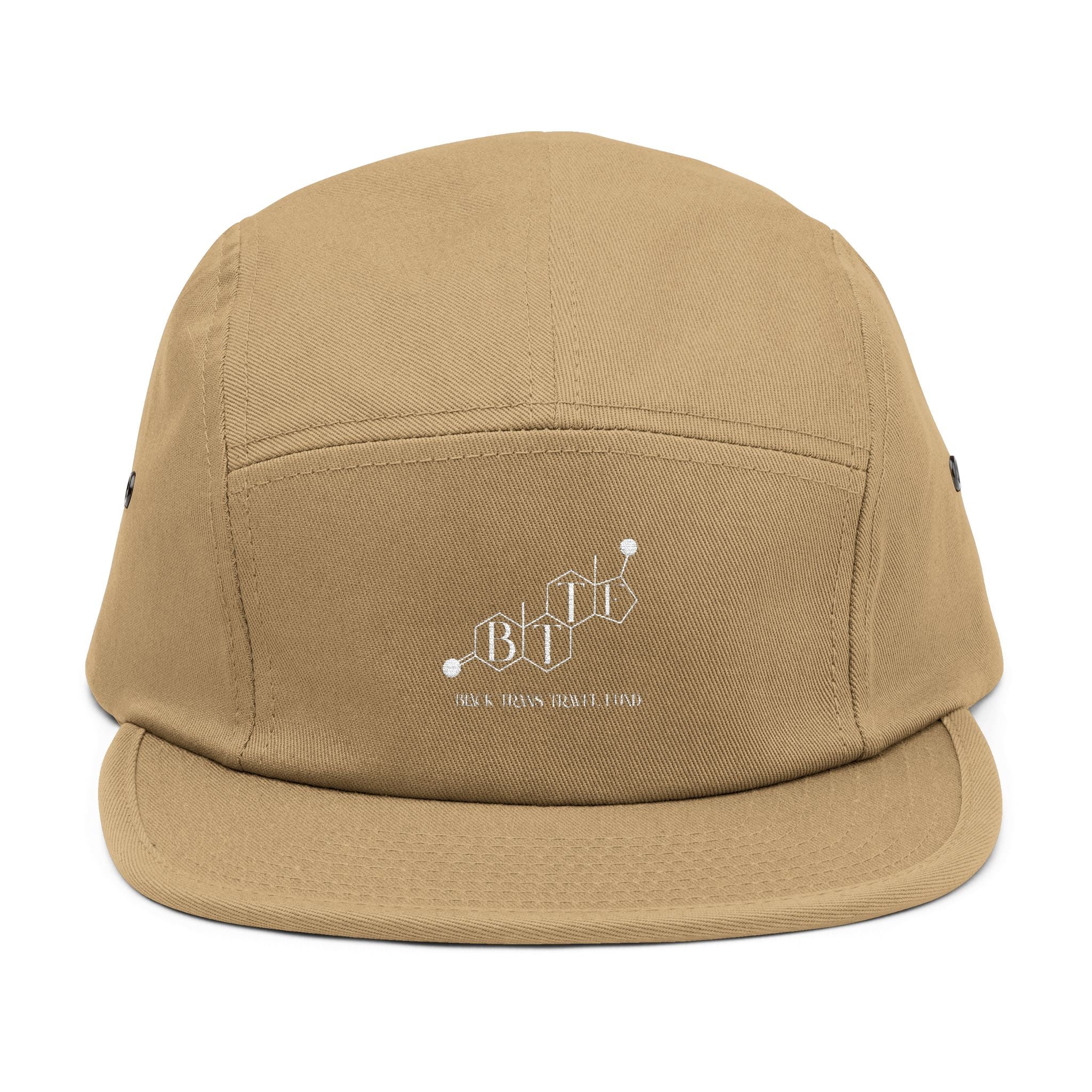 BTTF - Black Trans Travel Fund Embroidered Five-Panel Flat Rim Cap