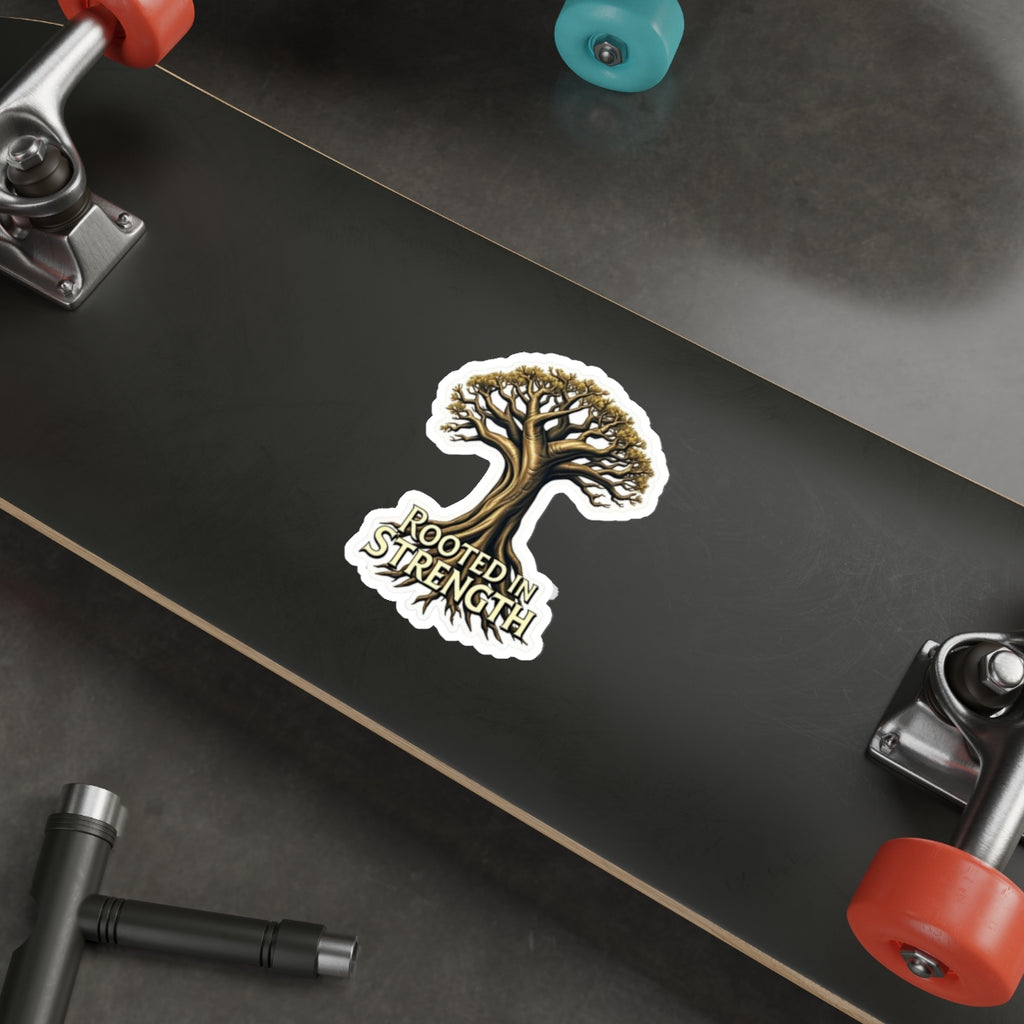 Rooted in Strength Baobab Tree Sticker - EqualiTees.Me