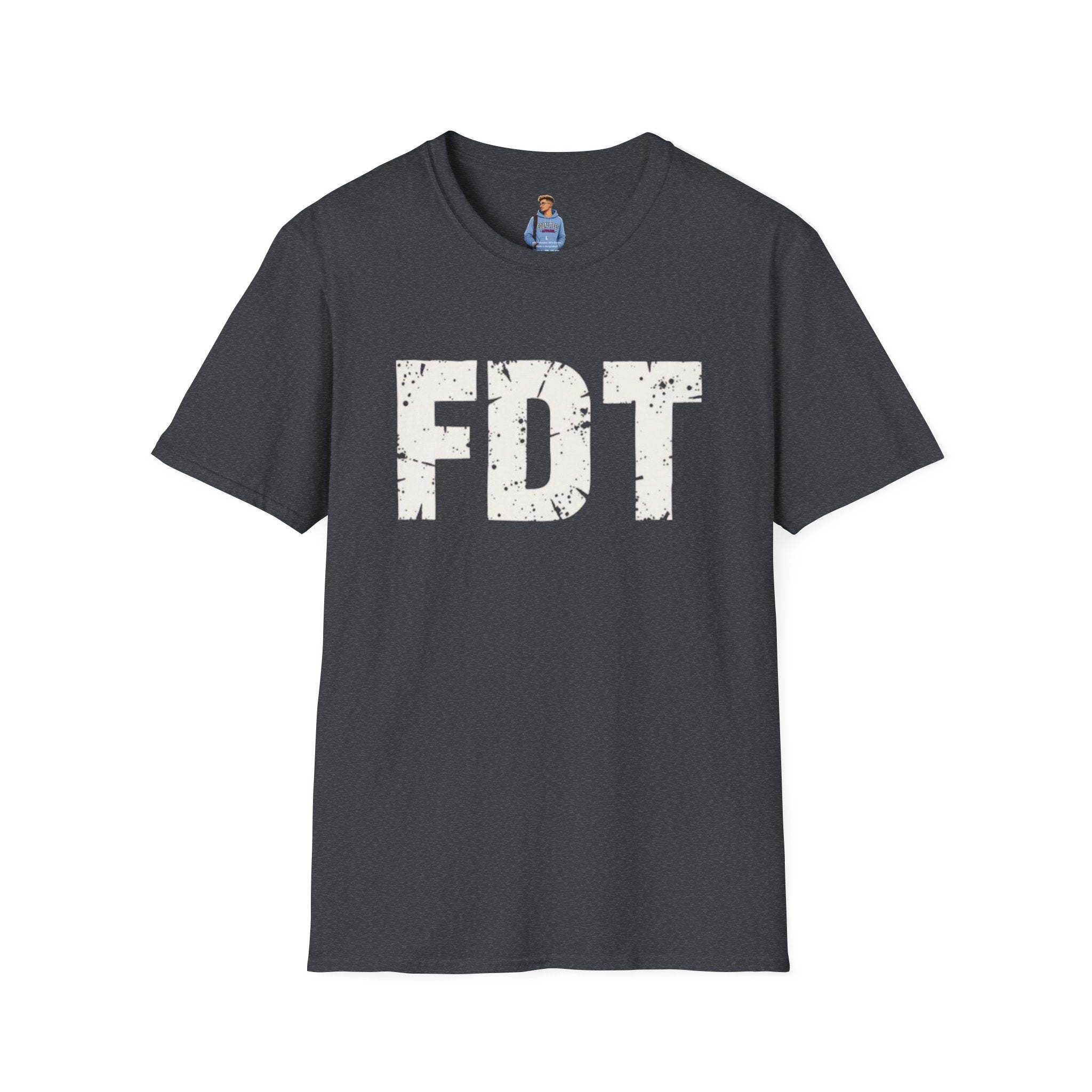 FDT Political Protest Distressed Graphic T-Shirt
