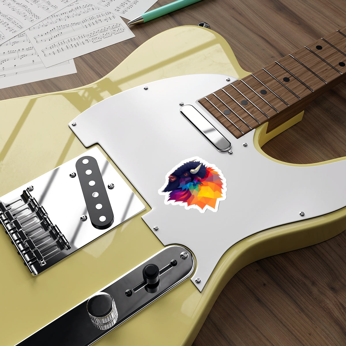 Die-Cut Stickers - Pride Bison - EqualiTees.Me