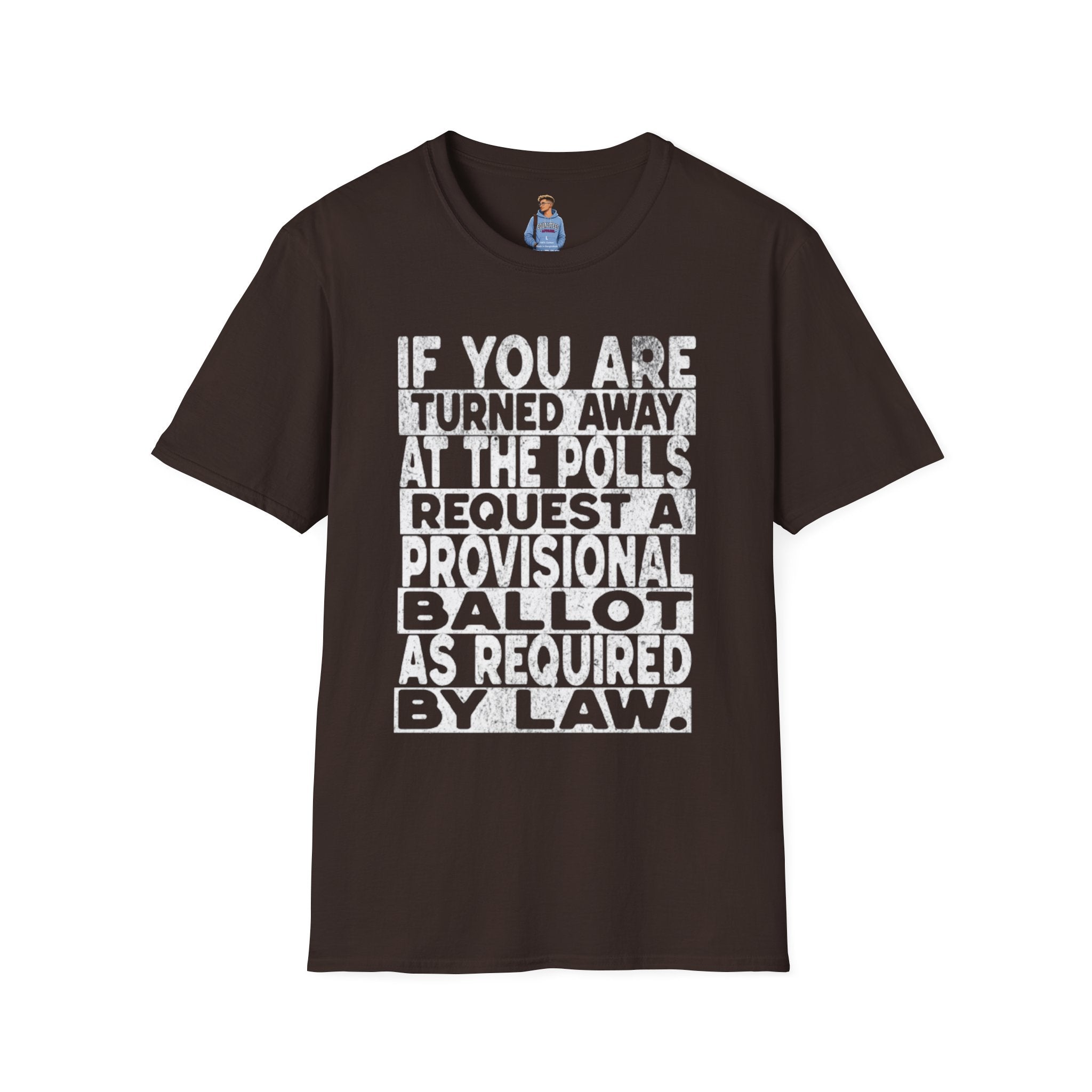 Know Your Rights Voter English T-Shirt