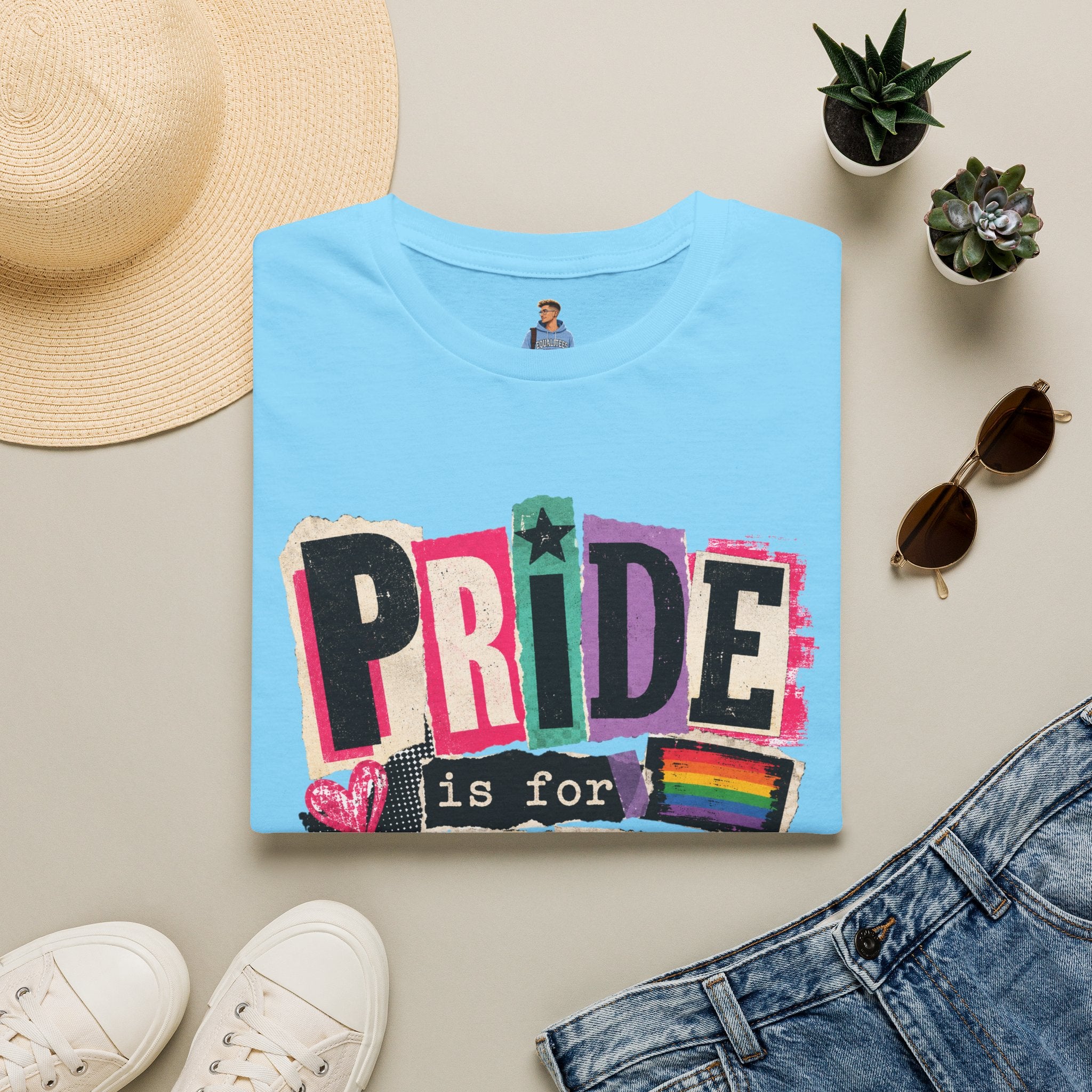 Pride Is for Everyone T-Shirt — Colorful LGBTQ+ Ally Tee