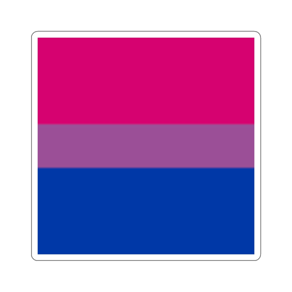 Die-Cut Stickers - Bisexual Pride Flag - EqualiTees.Me