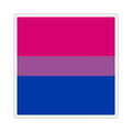 Die-Cut Stickers - Bisexual Pride Flag - EqualiTees.Me