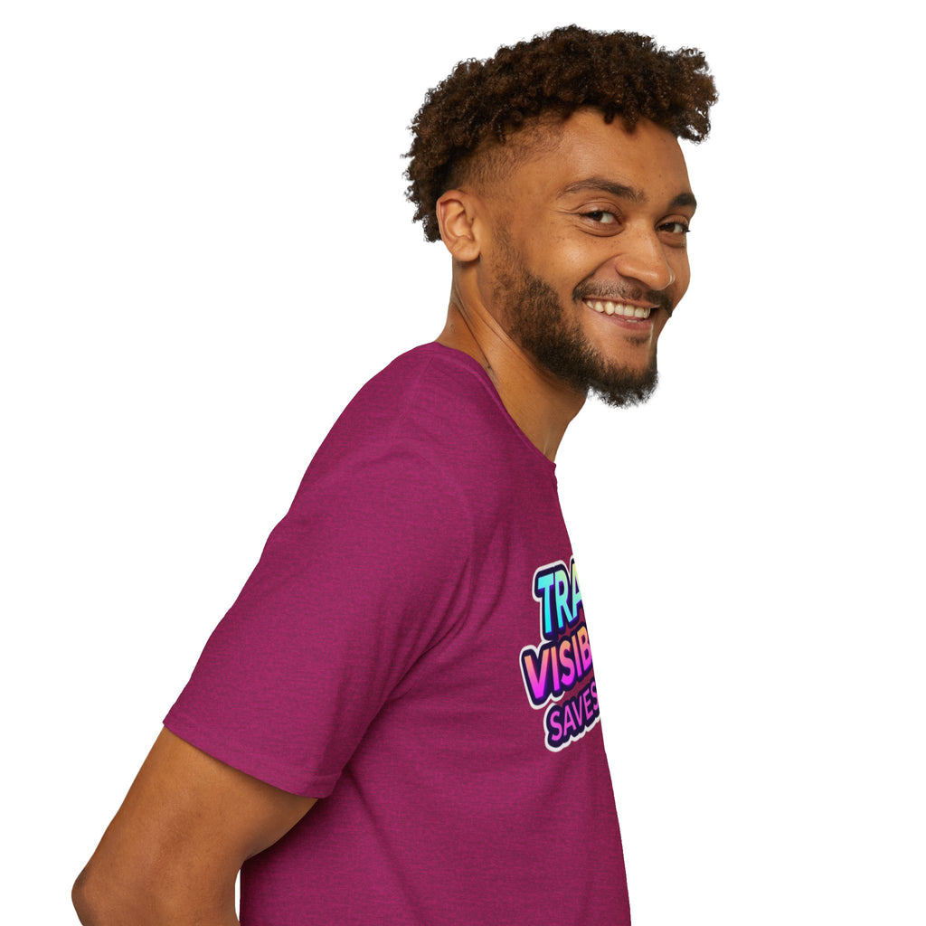 Trans Visibility Saves Lives Statement T-shirt
