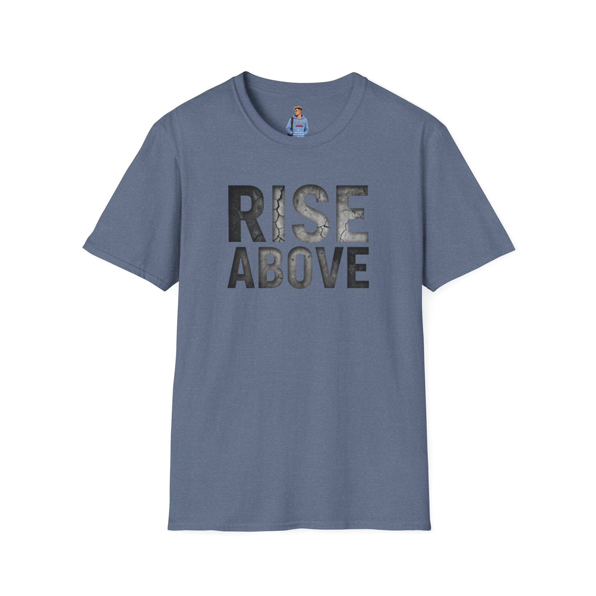 Rise Above Motivational Graphic T-Shirt
