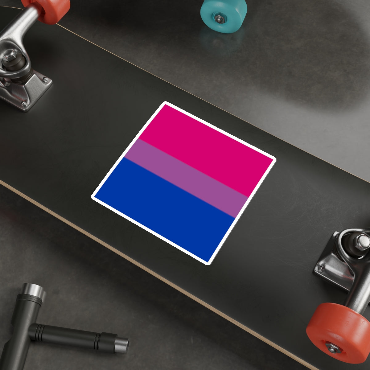 Die-Cut Stickers - Bisexual Pride Flag - EqualiTees.Me
