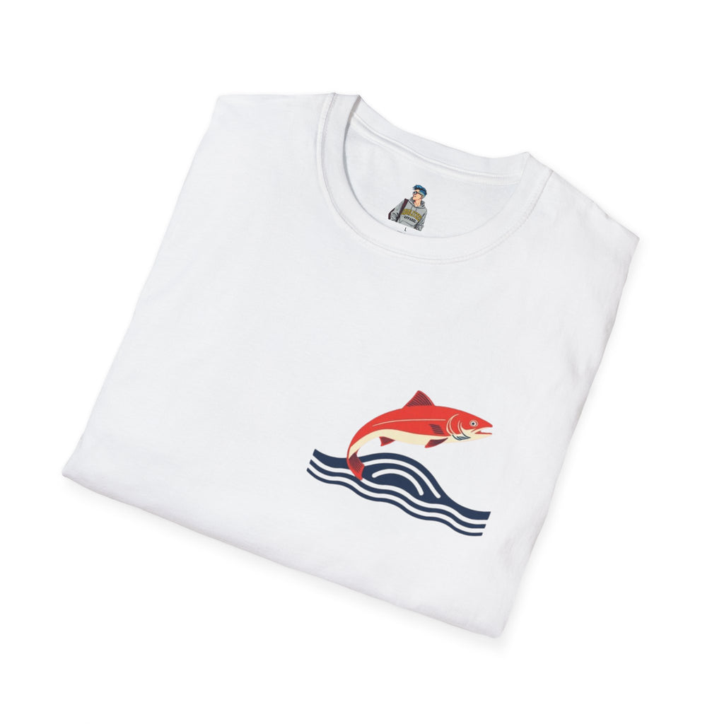 Jumping Salmon Native Pride Softstyle Unisex T-shirt