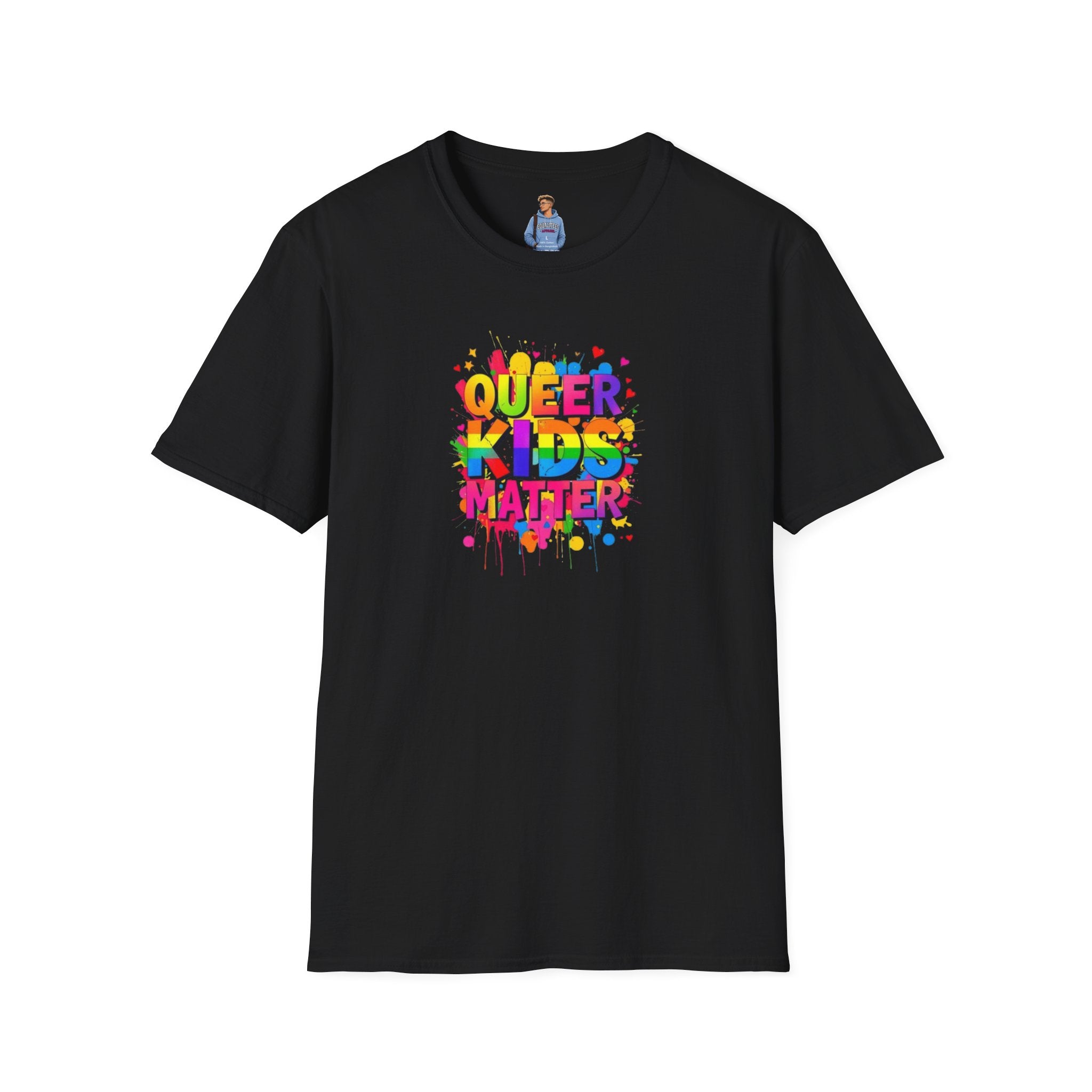 Camiseta unisex suave "Queer Kids Matter": celebra la inclusión y el orgullo