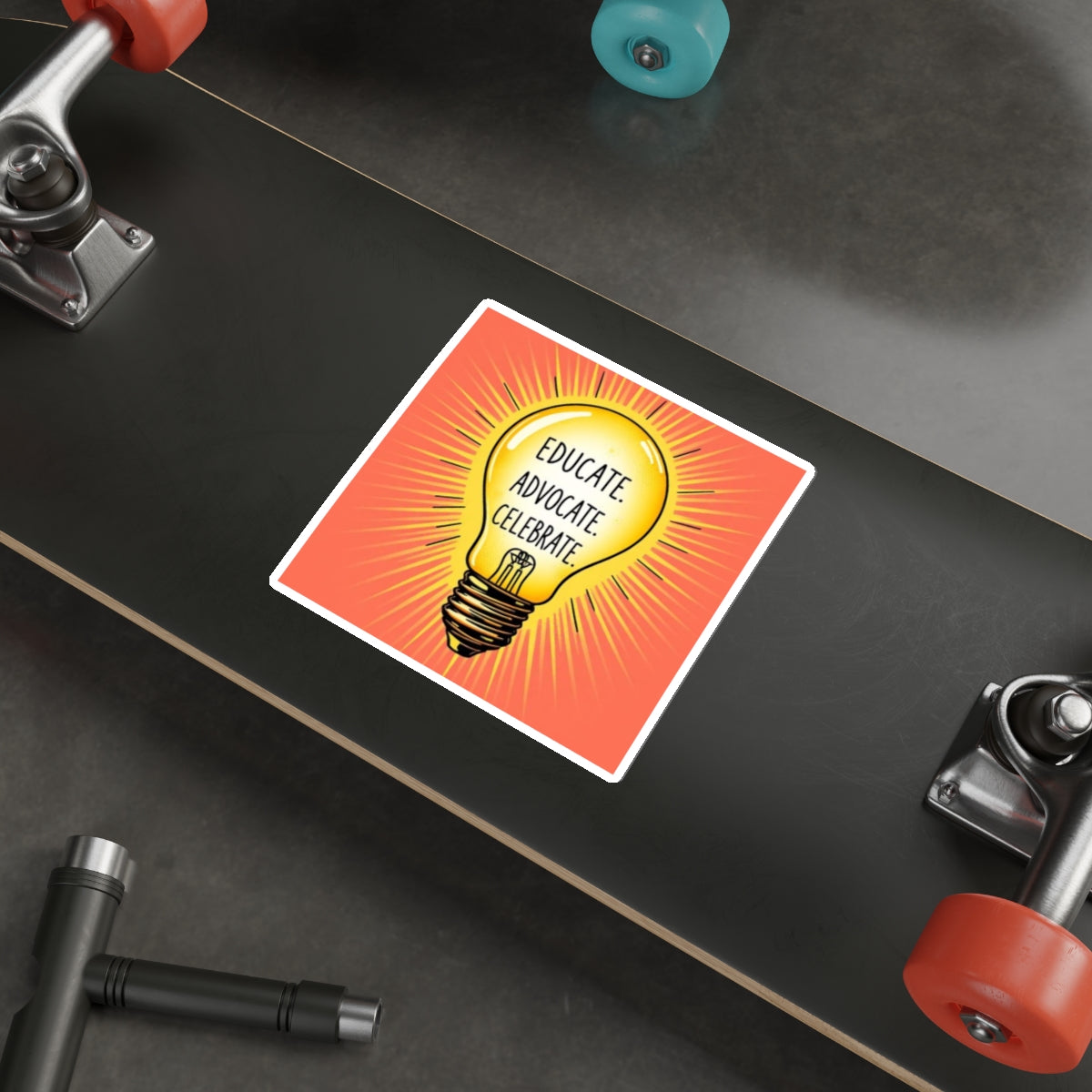 Inspiring Die-Cut Stickers – Educate, Advocate, Celebrate - EqualiTees.Me