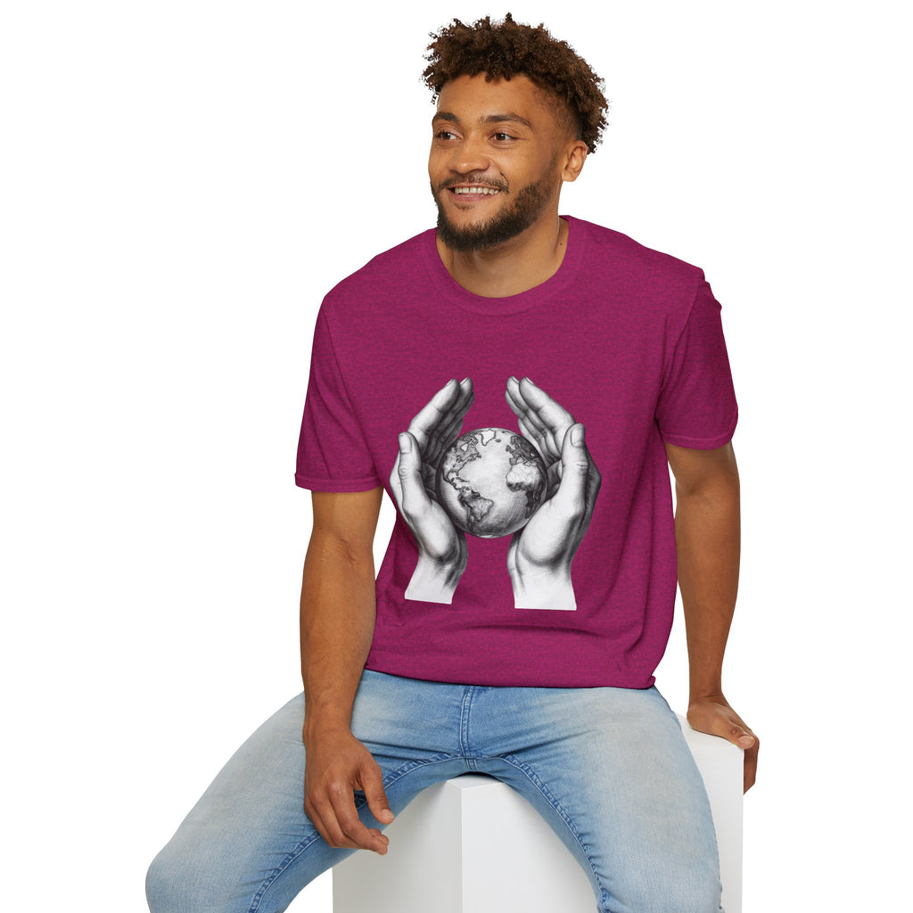 Earth in Your Hands T-Shirt — Protect the Planet Graphic Tee