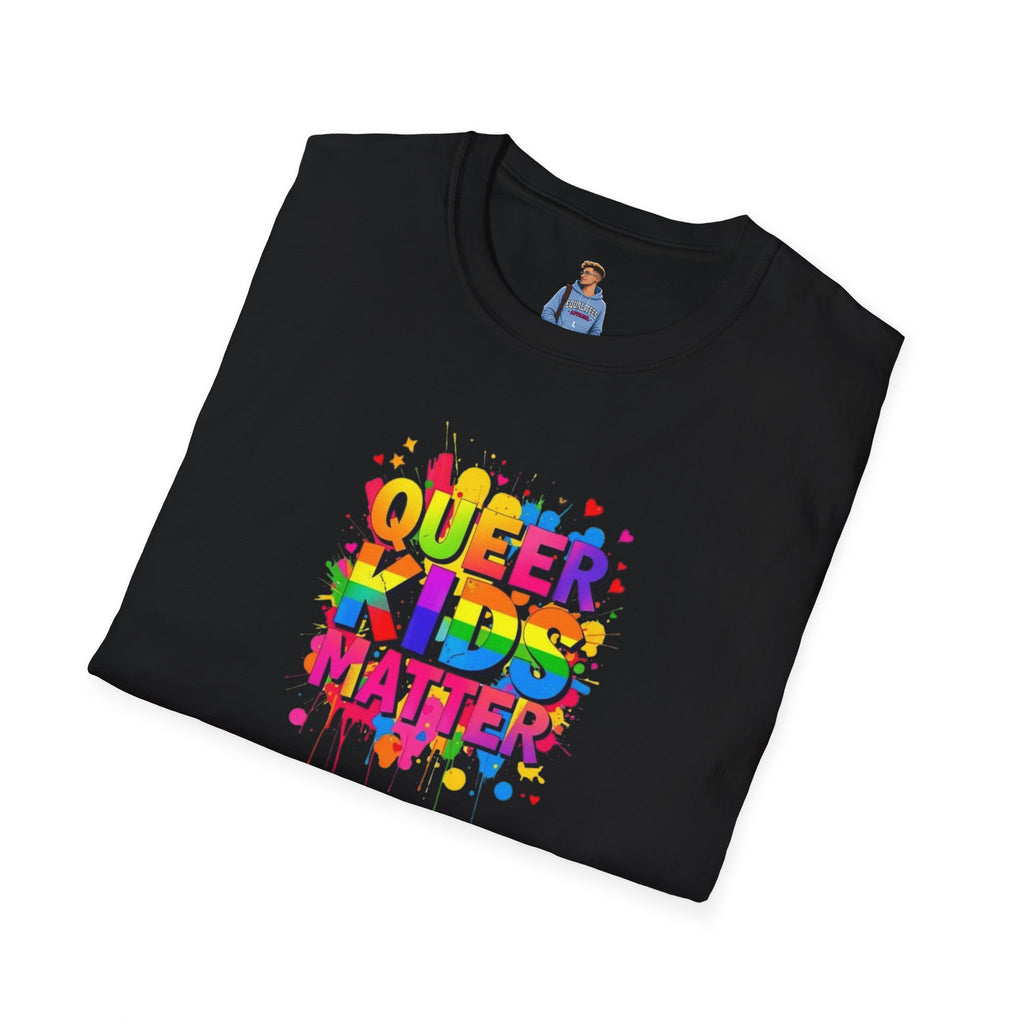 Queer Kids Matter Unisex Softstyle T-Shirt - Celebrate Inclusivity & Pride