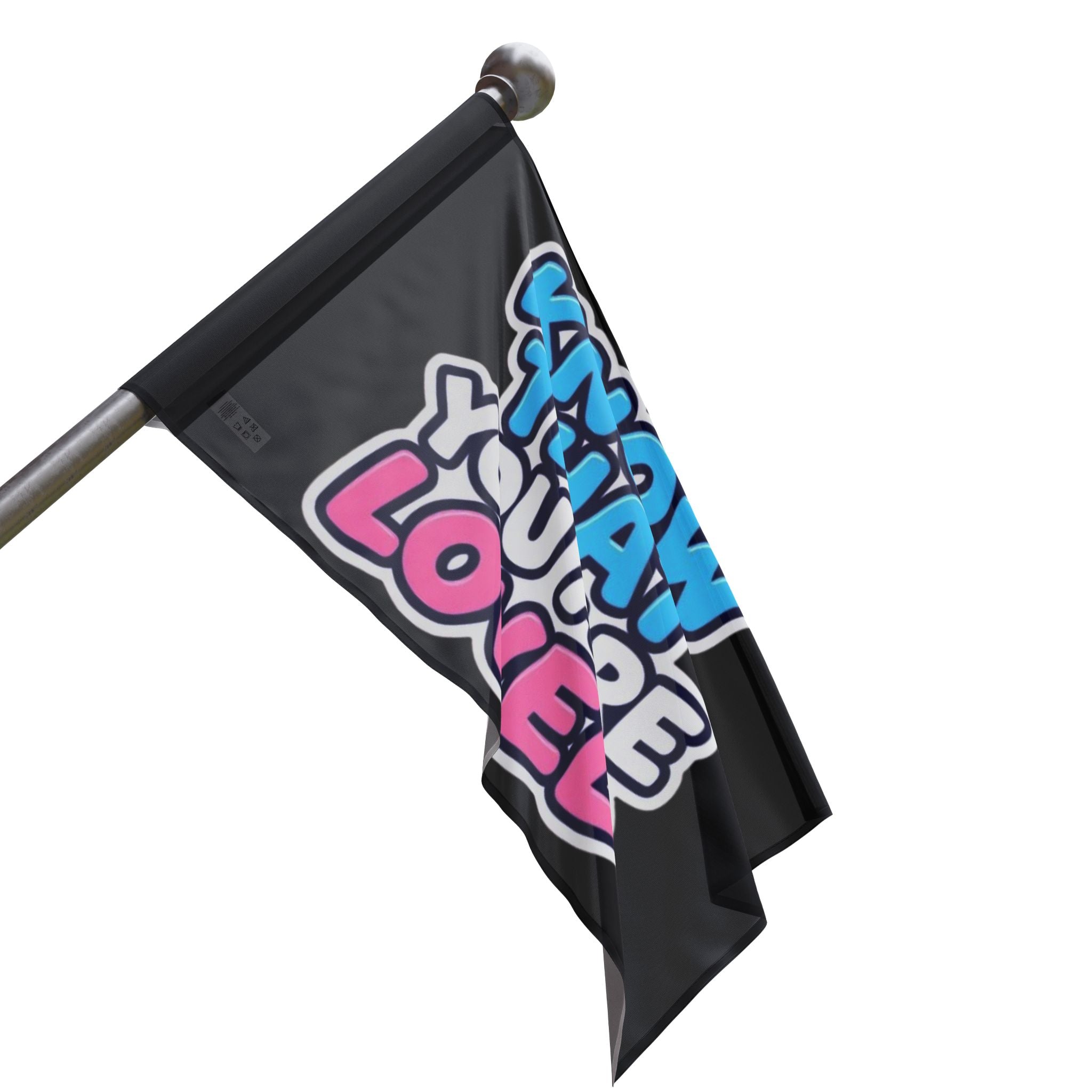 Know That You Are Loved Trans Colors Flag - Aesthetic LGBTQ+ Banner for Celebration & Home Decor - EqualiTees.Me