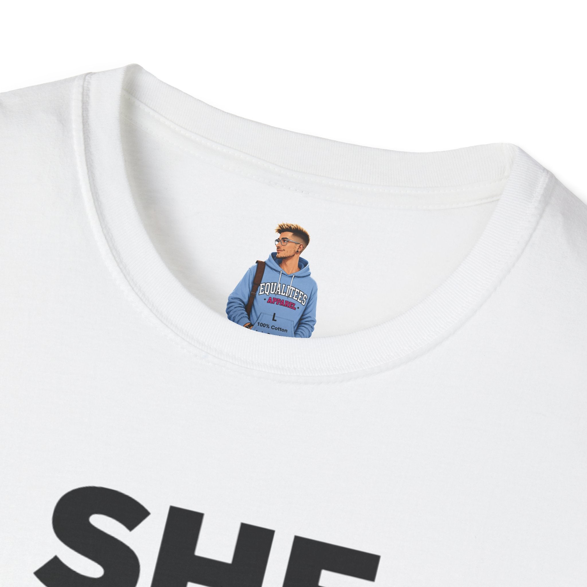 She Said Stop T-Shirt - Bold Statement Tee for Consent Awareness