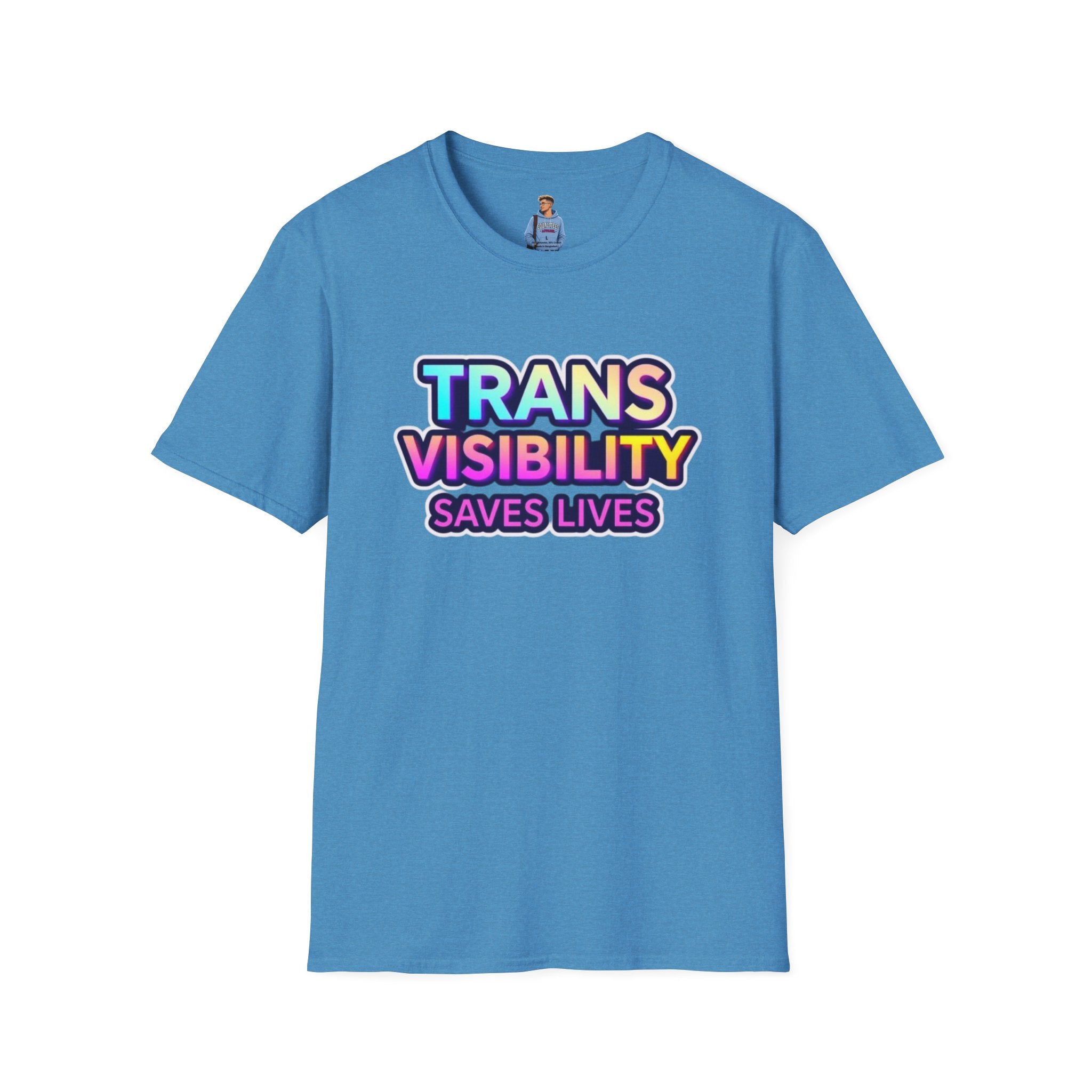 Trans Visibility Saves Lives Statement T-shirt