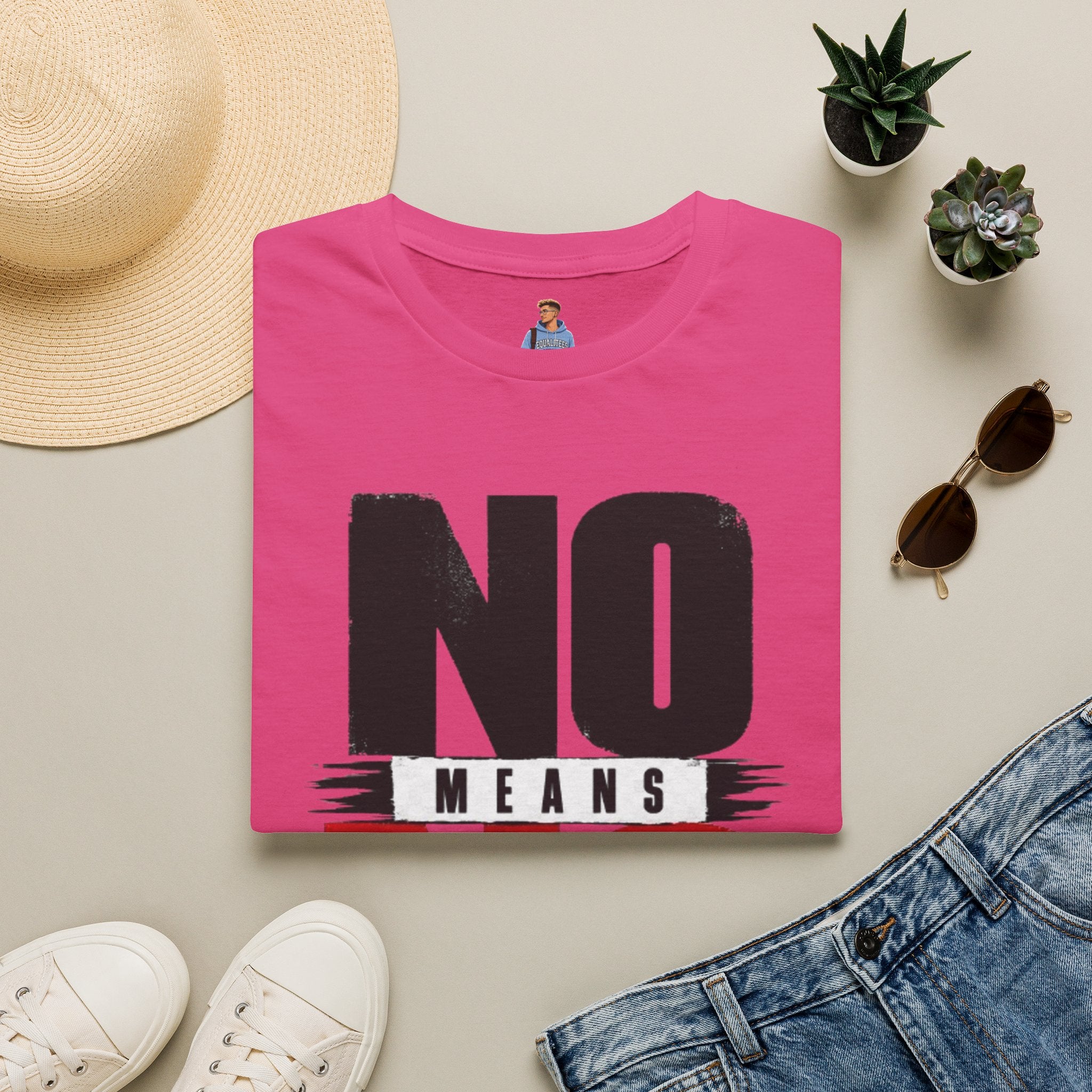 NO Means NO T-Shirt — Consent Awareness Graphic Tee