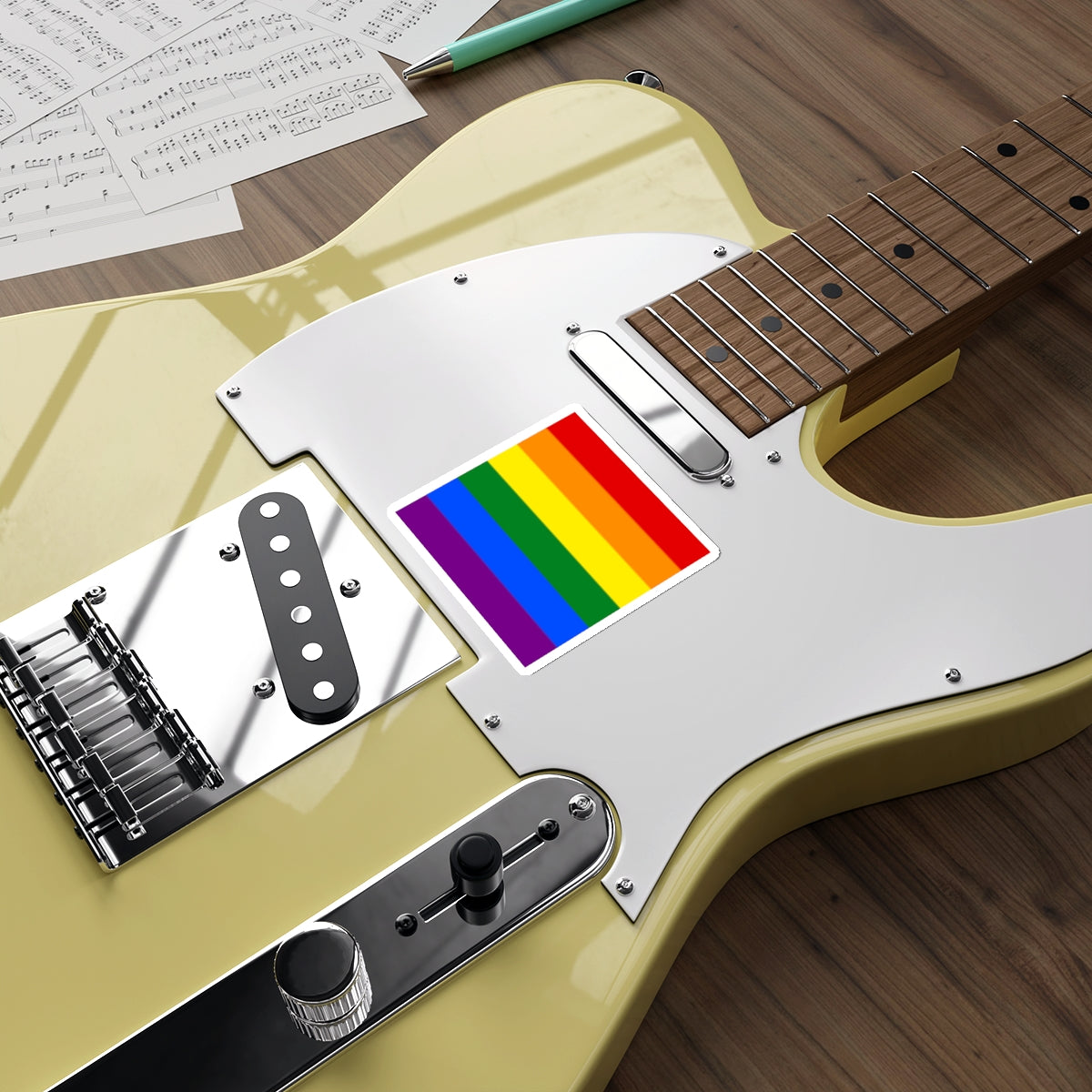Die-Cut Stickers - Rainbow Flag - EqualiTees.Me