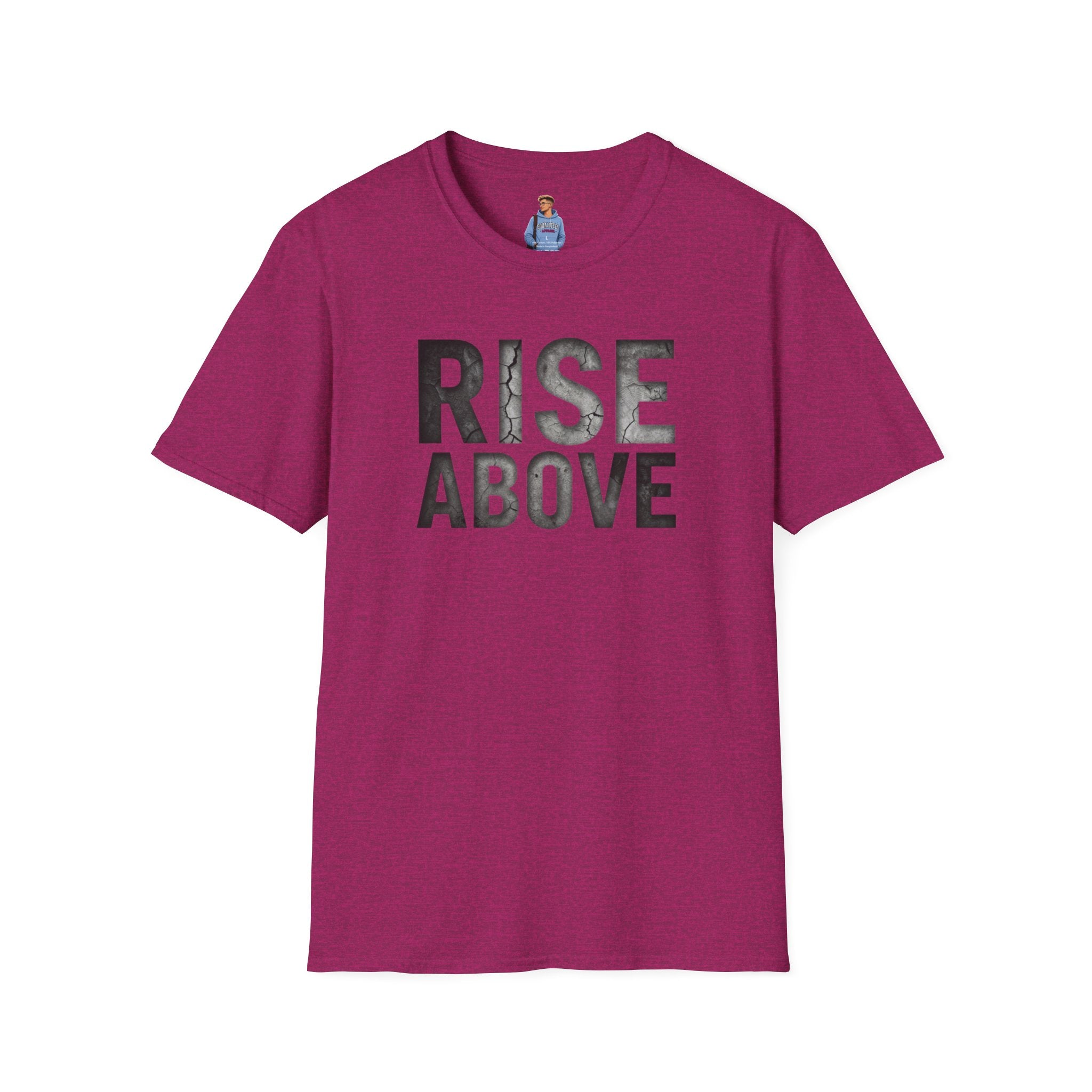 Rise Above Motivational Graphic T-Shirt