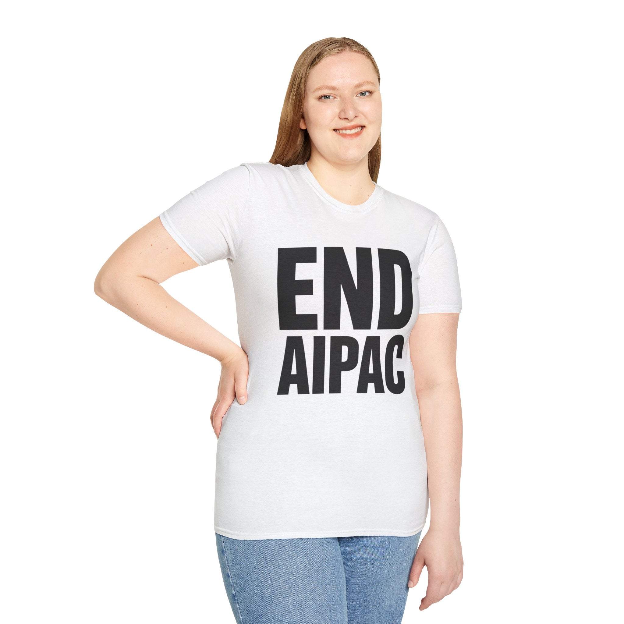 END AIPAC Bold Protest T-Shirt