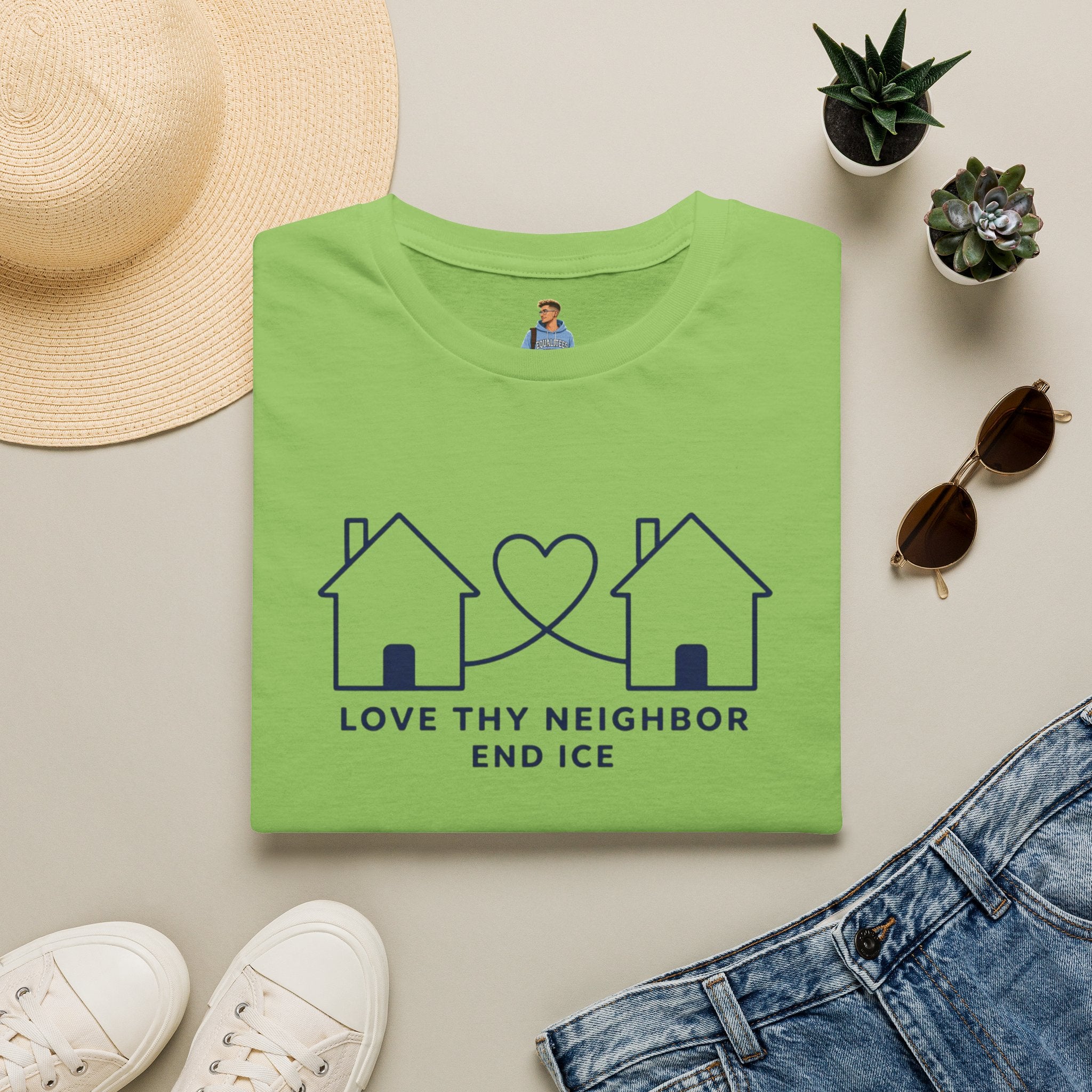 Love Thy Neighbor END ICE T-Shirt