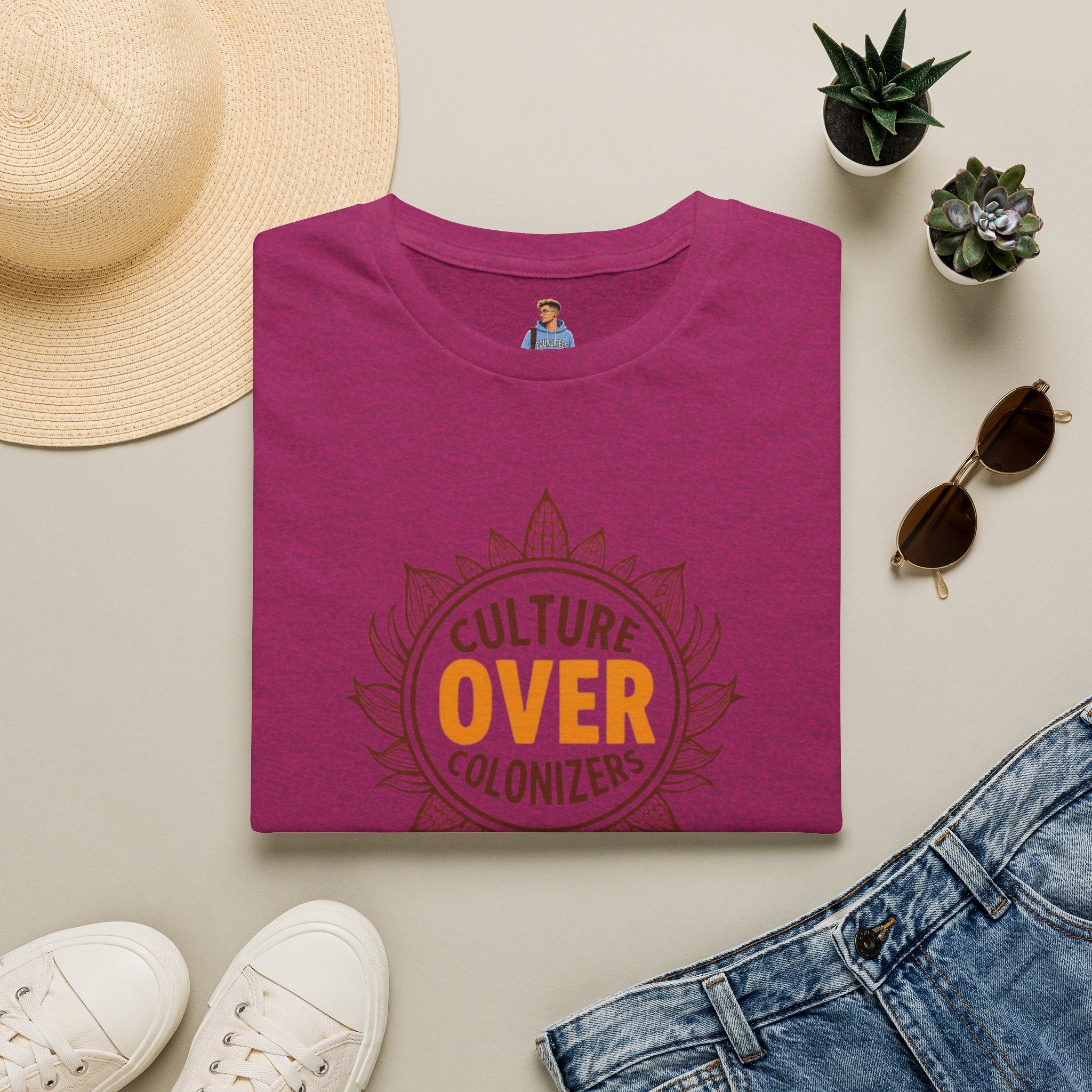 Culture Over Colonizers Unisex Softstyle T-Shirt