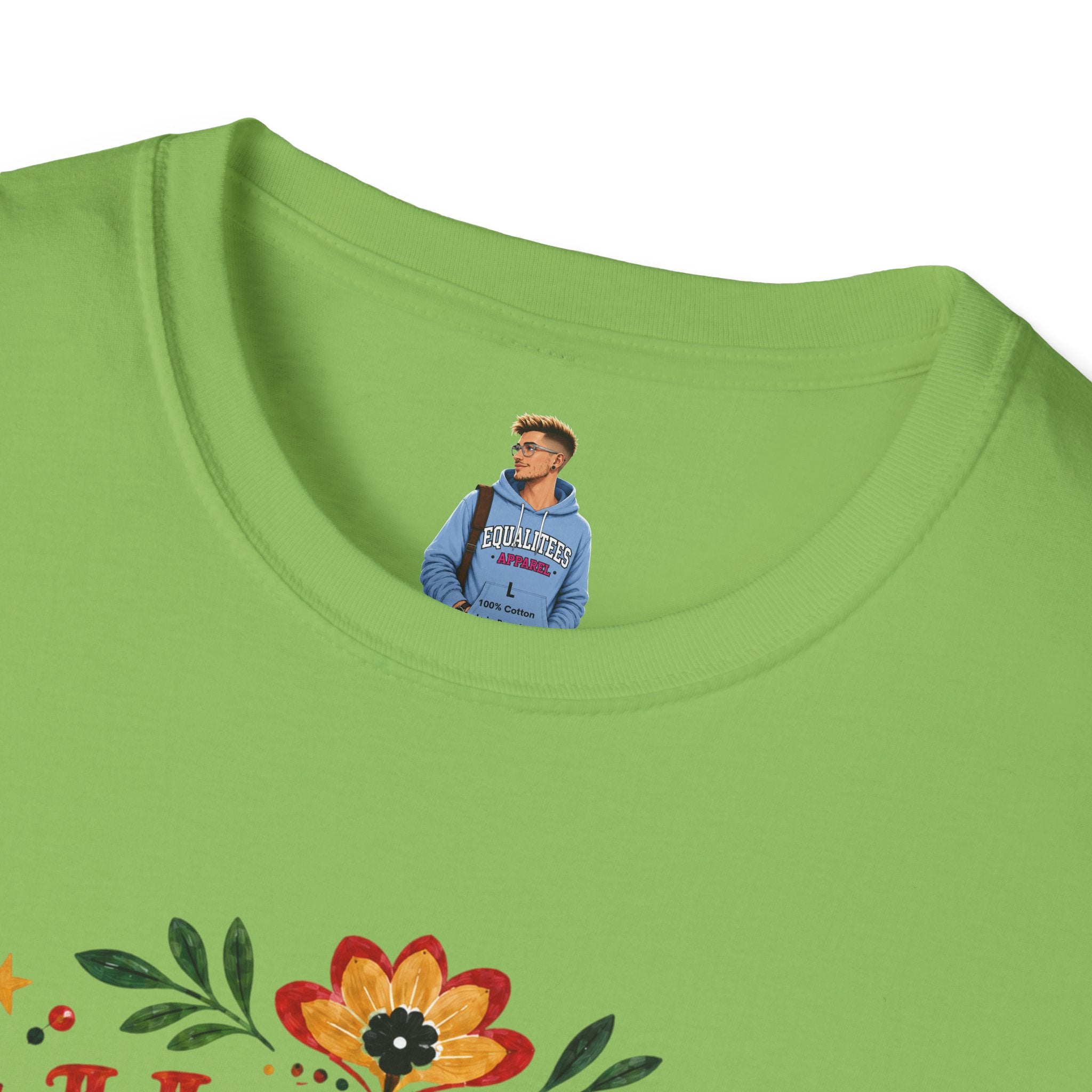 Juneteenth T-Shirt — "Happy Juneteenth" Floral Celebration Tee
