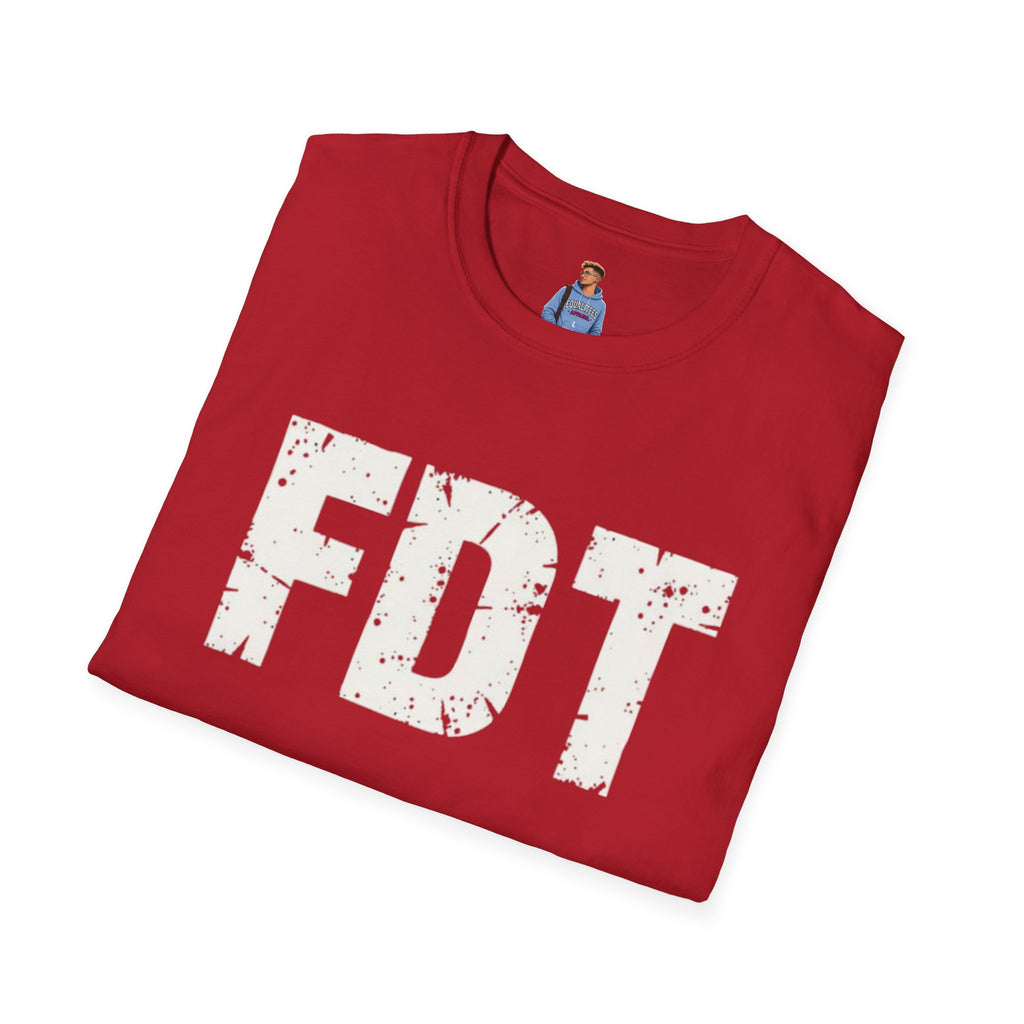 FDT Political Protest Distressed Graphic T-Shirt