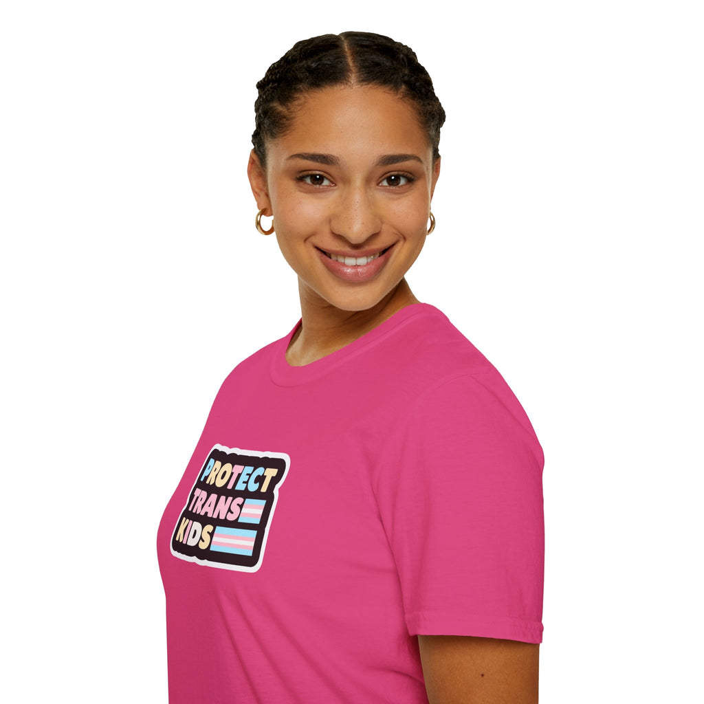 Camiseta unisex de estilo suave "Protect Trans Kids" - Empowerment &amp; Pride Apparel