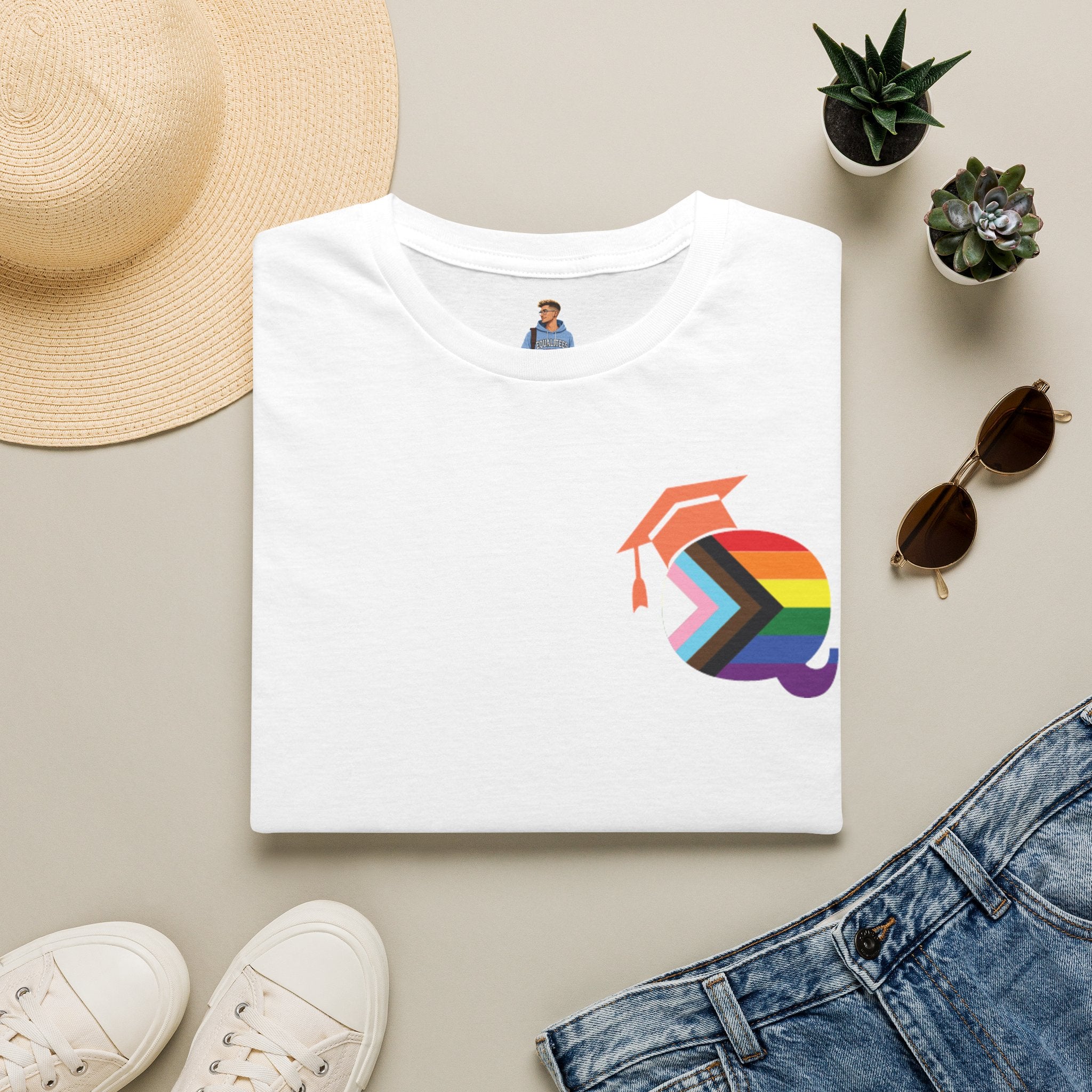 TWQ - Teaching While Queer Unisex Softstyle Logo T-shirt