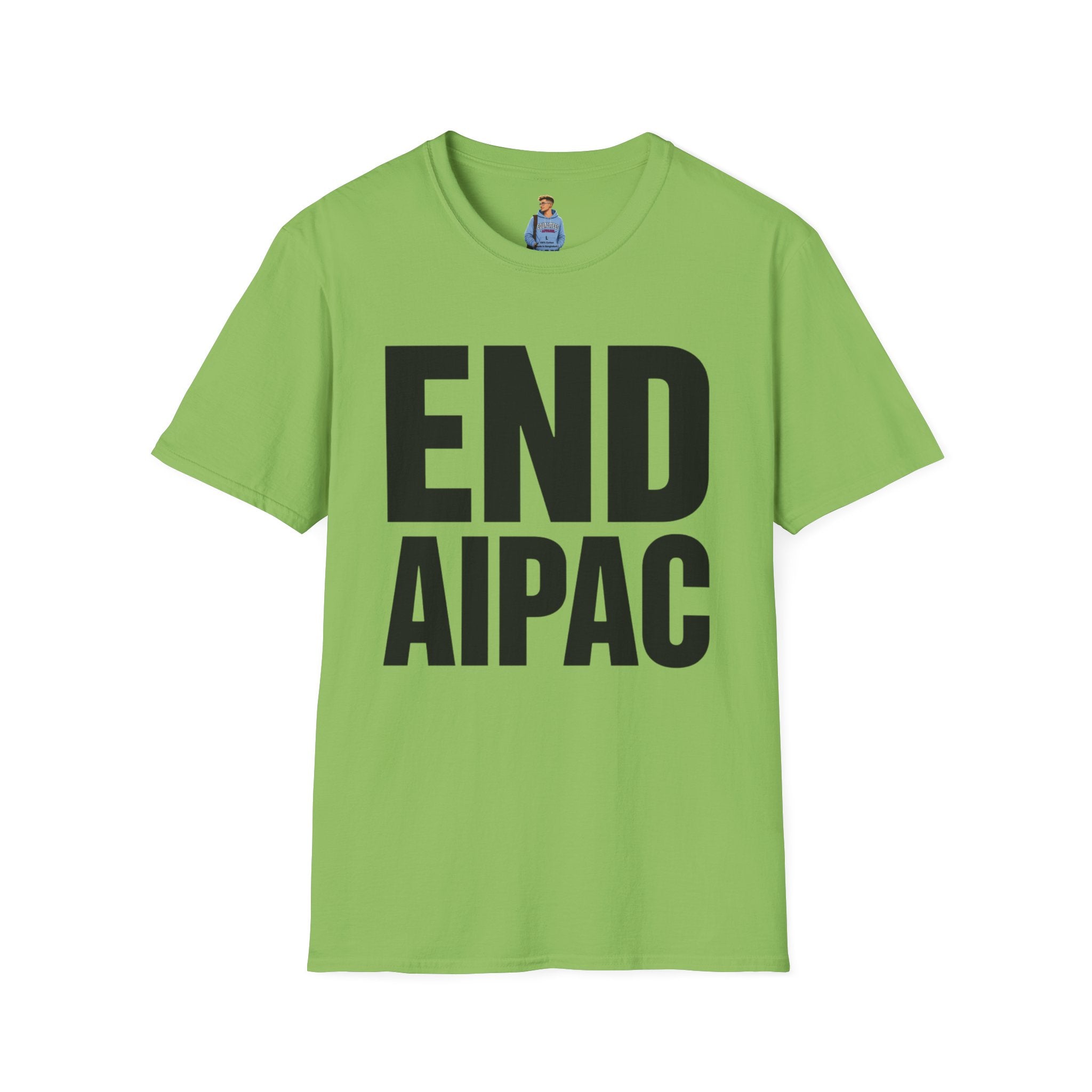 END AIPAC Bold Protest T-Shirt