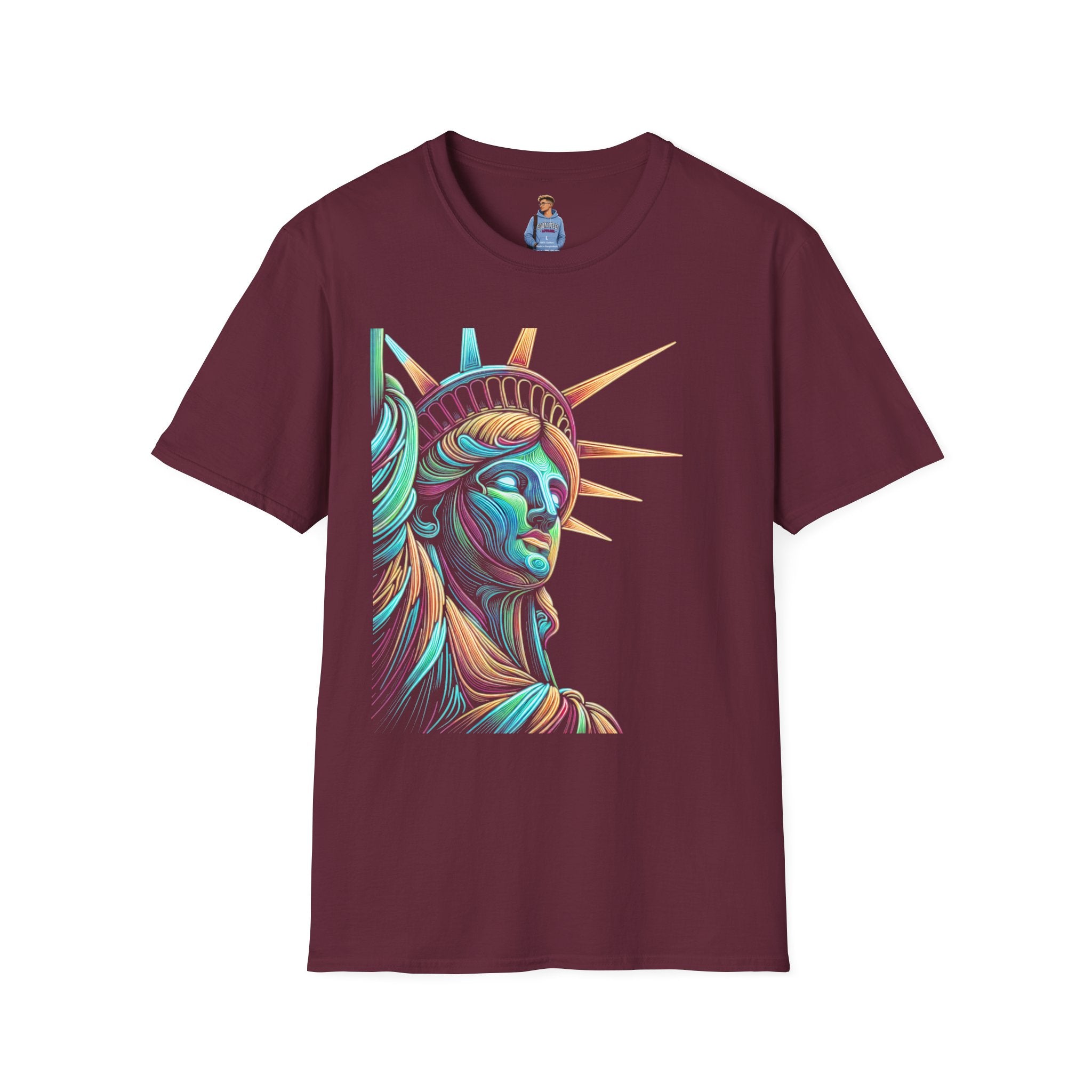 Lady Liberty - Softstyle Unisex T-Shirt