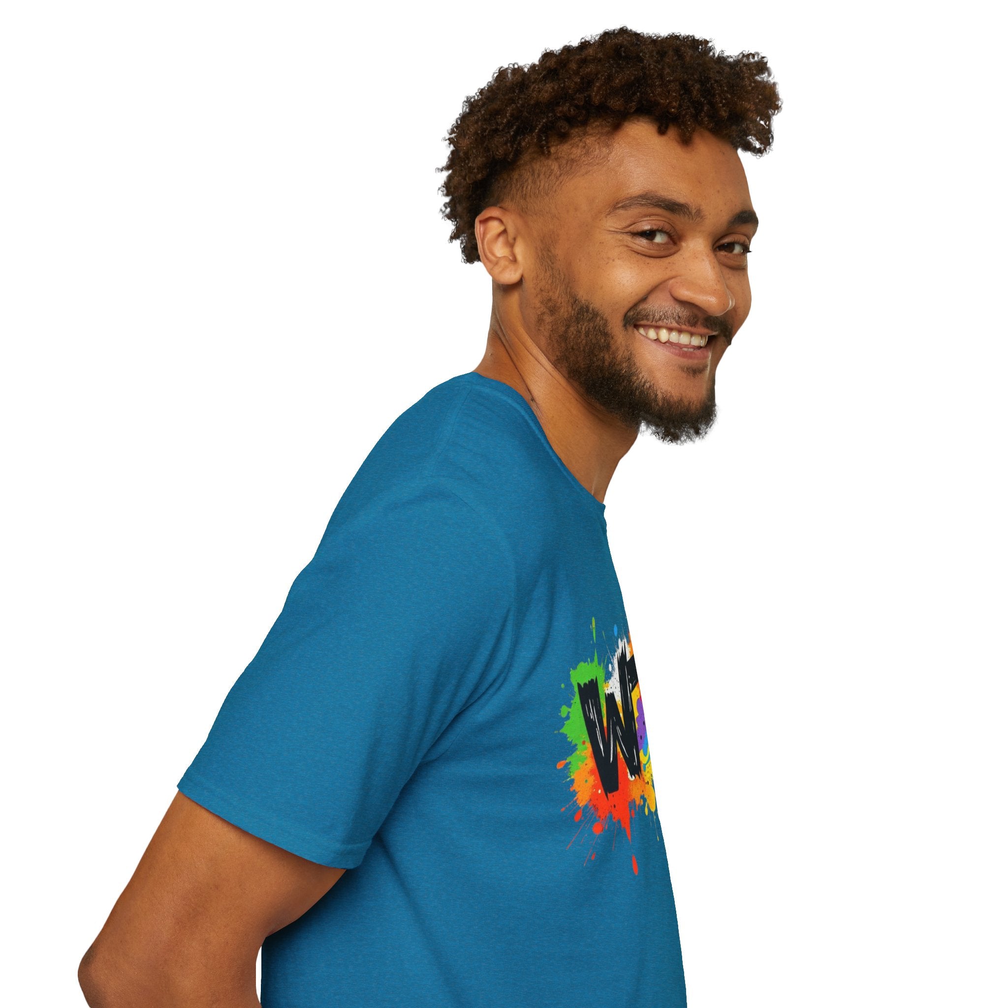 Bold Rainbow WTF Color Splash T-Shirt