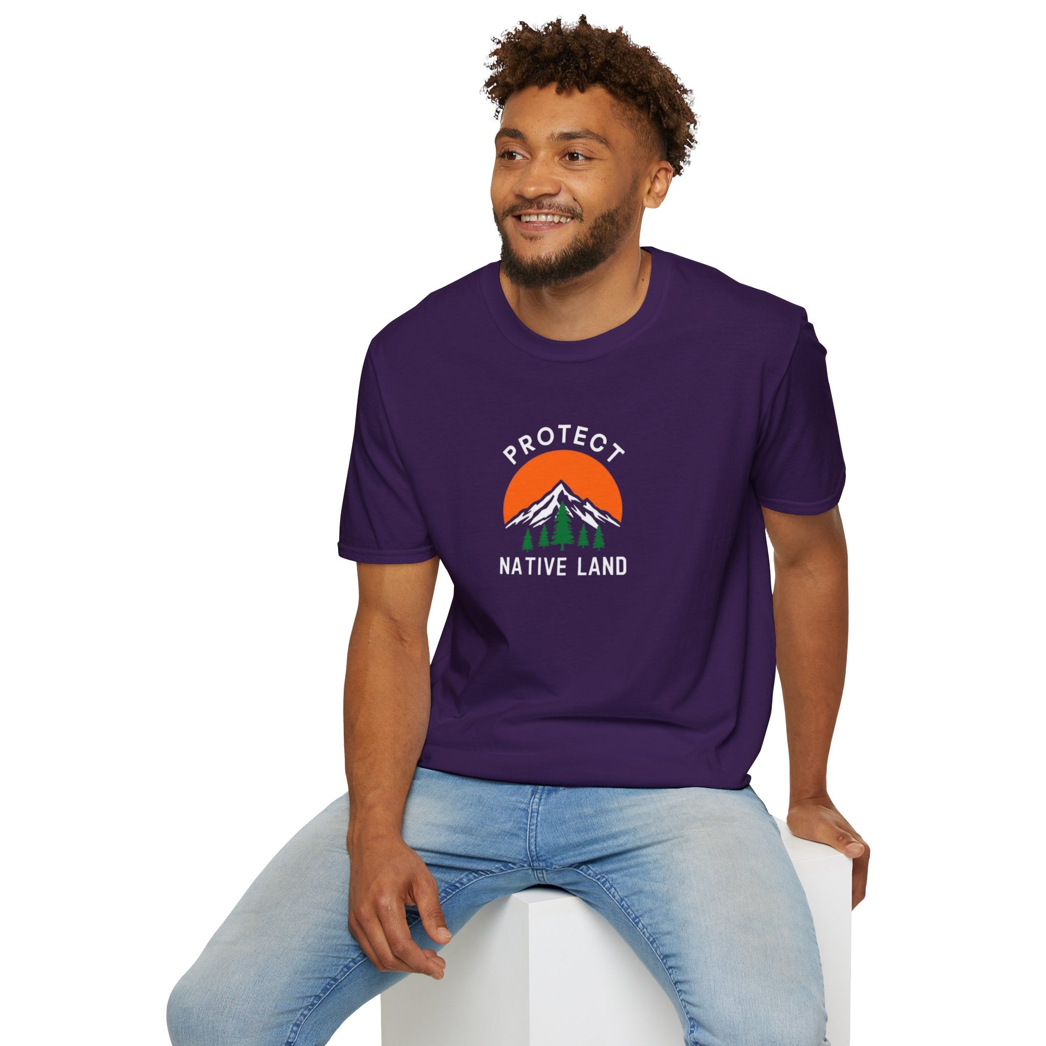 Protect Native Land Softstyle Unisex T-shirt