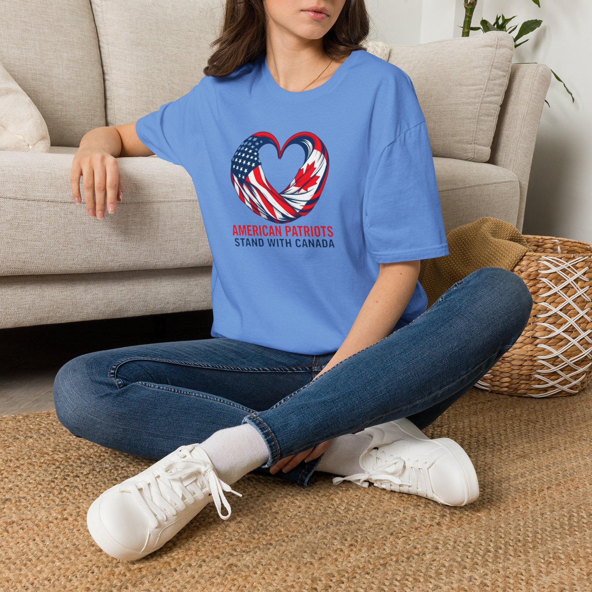 American Patriots Stand with Canada T-shirt
