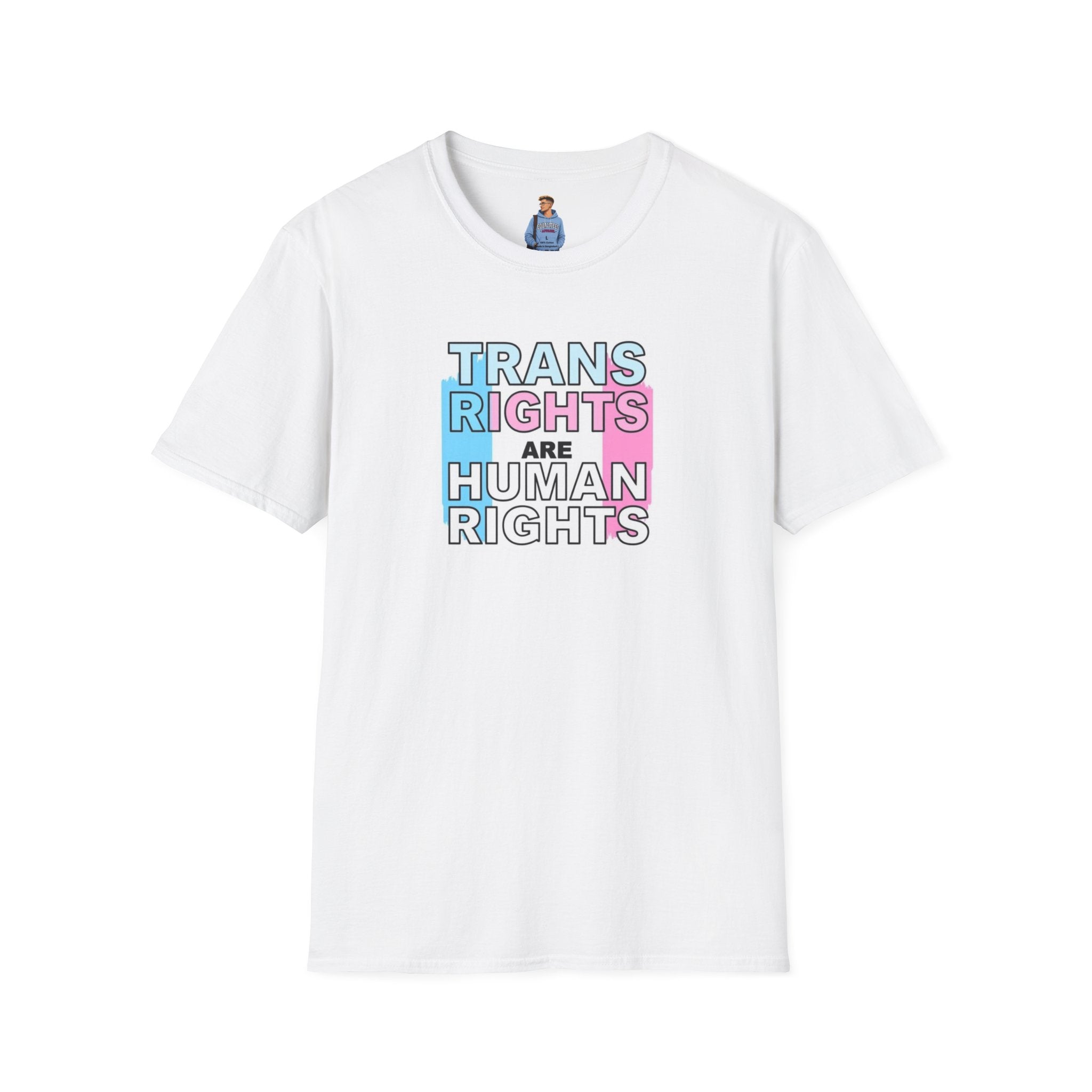 Trans Rights Unisex Softstyle T-Shirt - Support Equality & Trans Rights