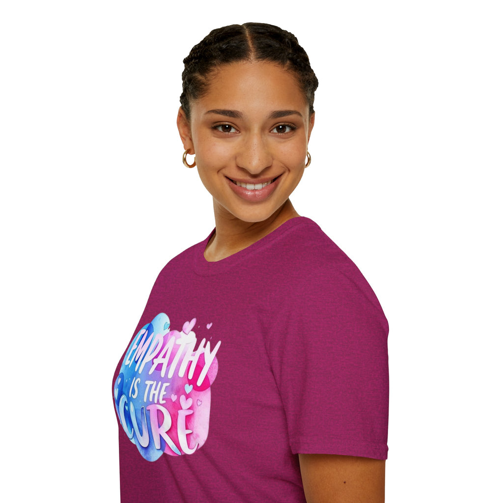 Empathy is the Cure Unisex Softstyle T-Shirt - Comfortable and Inspirational Tee for Everyday Wear