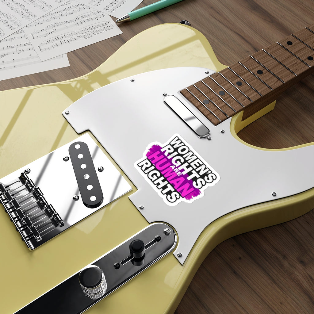Die-Cut Stickers - WOMEN'S RIGHTS ARE HUMAN RIGHTS - EqualiTees.Me