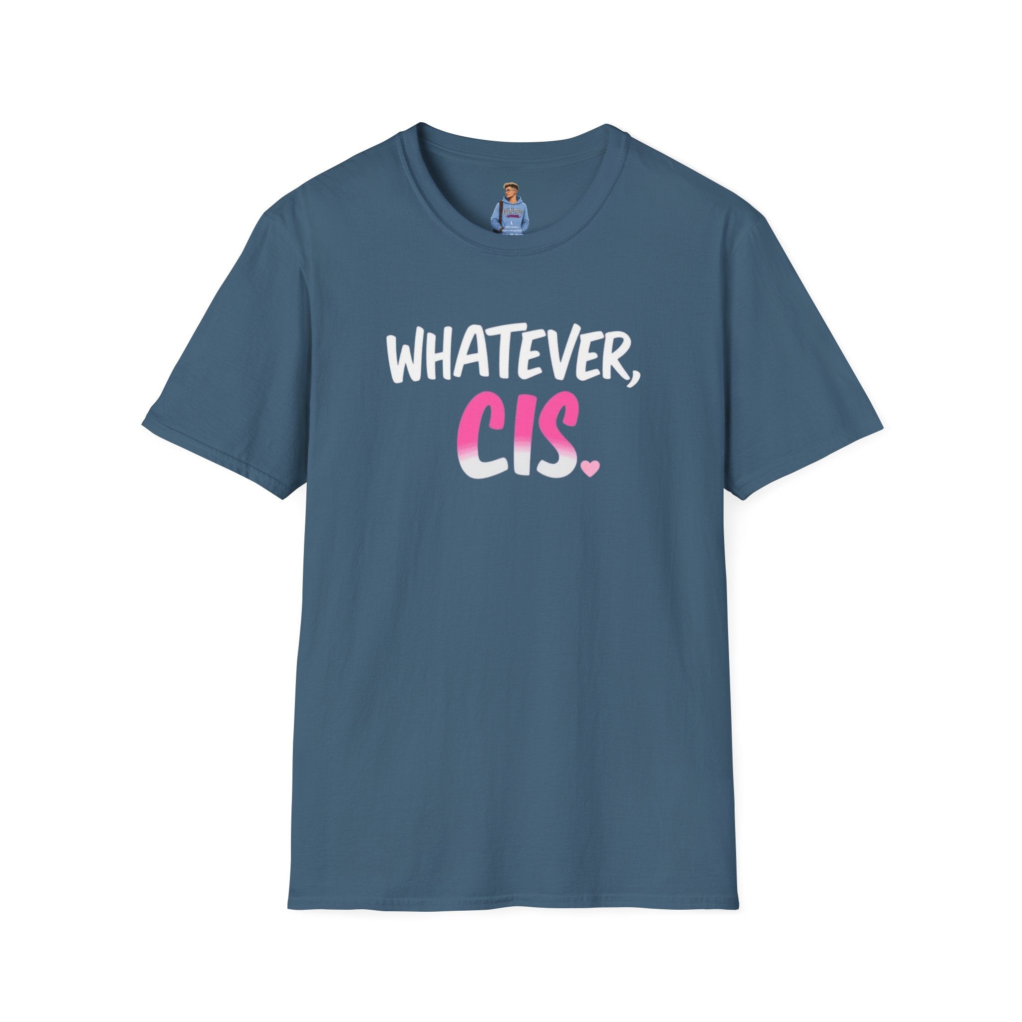 Camiseta unisex estilo suave CIS: ropa cómoda e inclusiva.