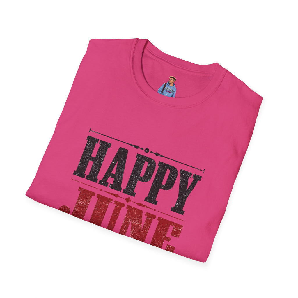 Juneteenth T-Shirt — "Happy Juneteenth" Celebration Tee