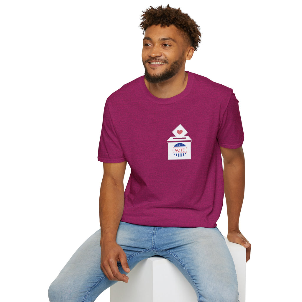 Vote with Your Heart Unisex Softstyle T-Shirt