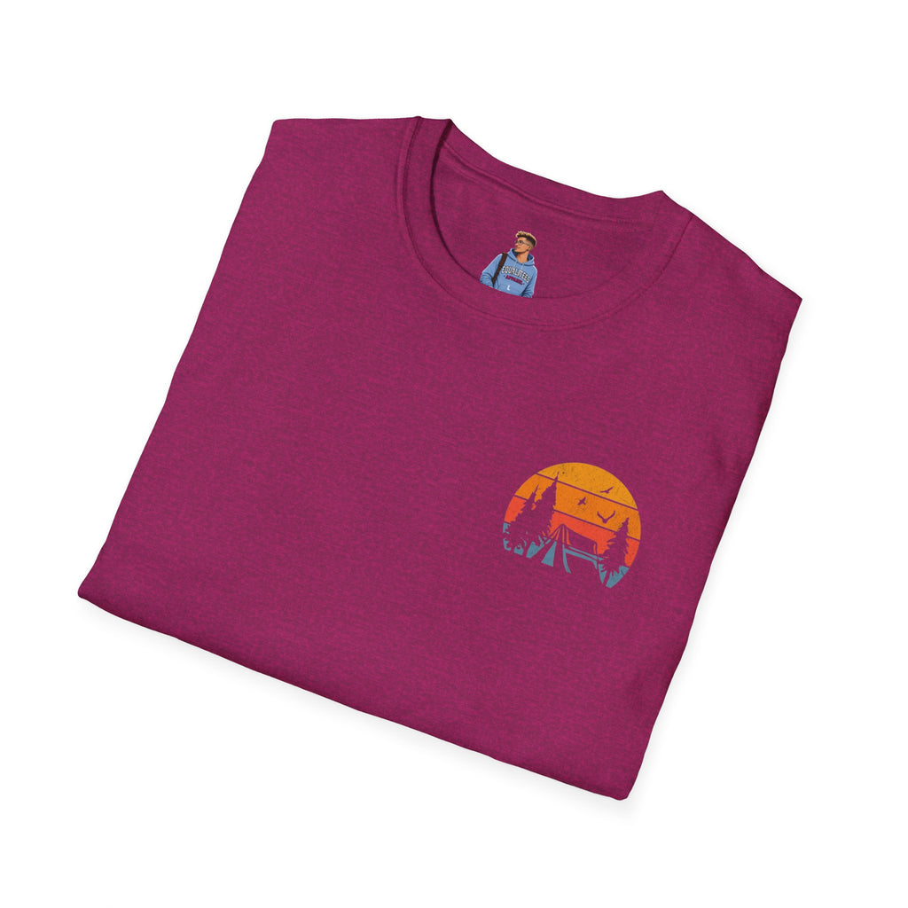 Unisex Softstyle T-Shirt - 'I'd Rather Be Camping' Adventure Tee