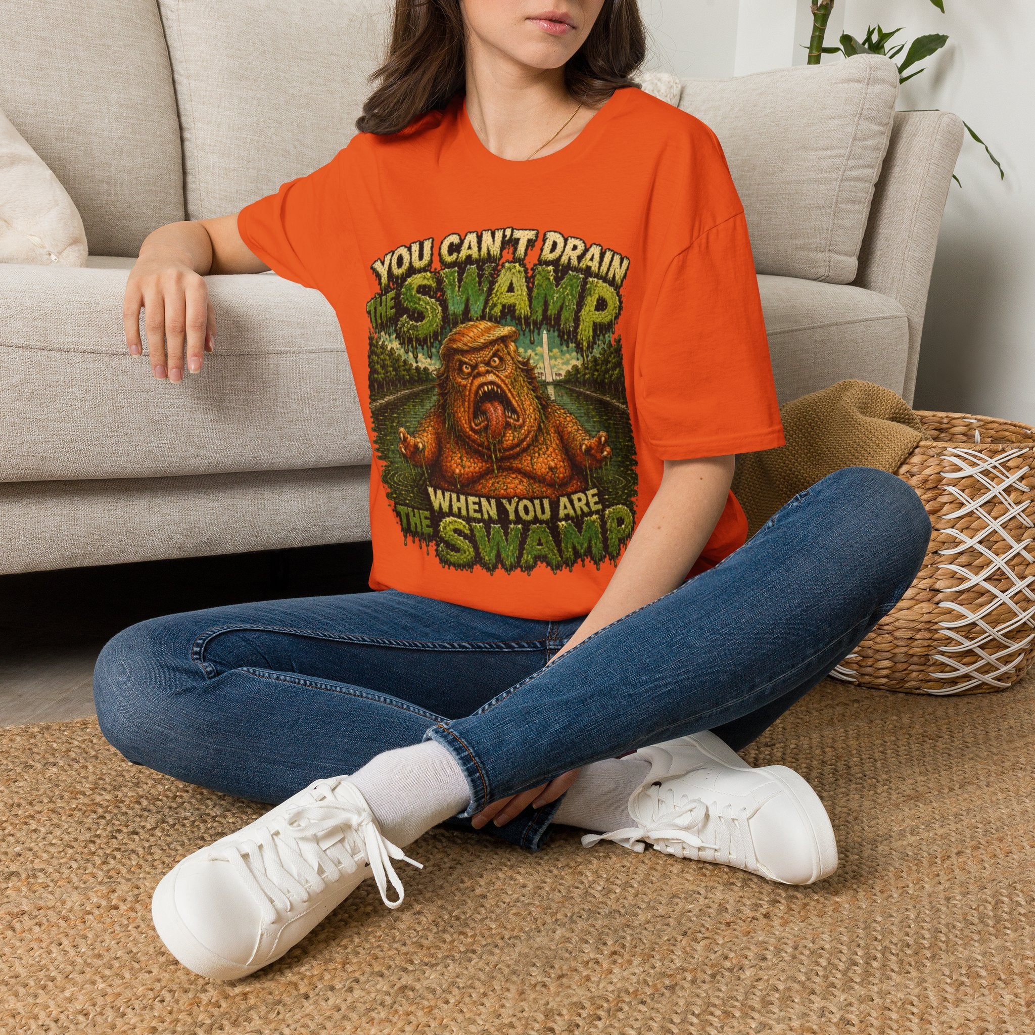 T-Shirt — "You Can't Drain the Swamp when you ARE the Swamp" Graphic Tee