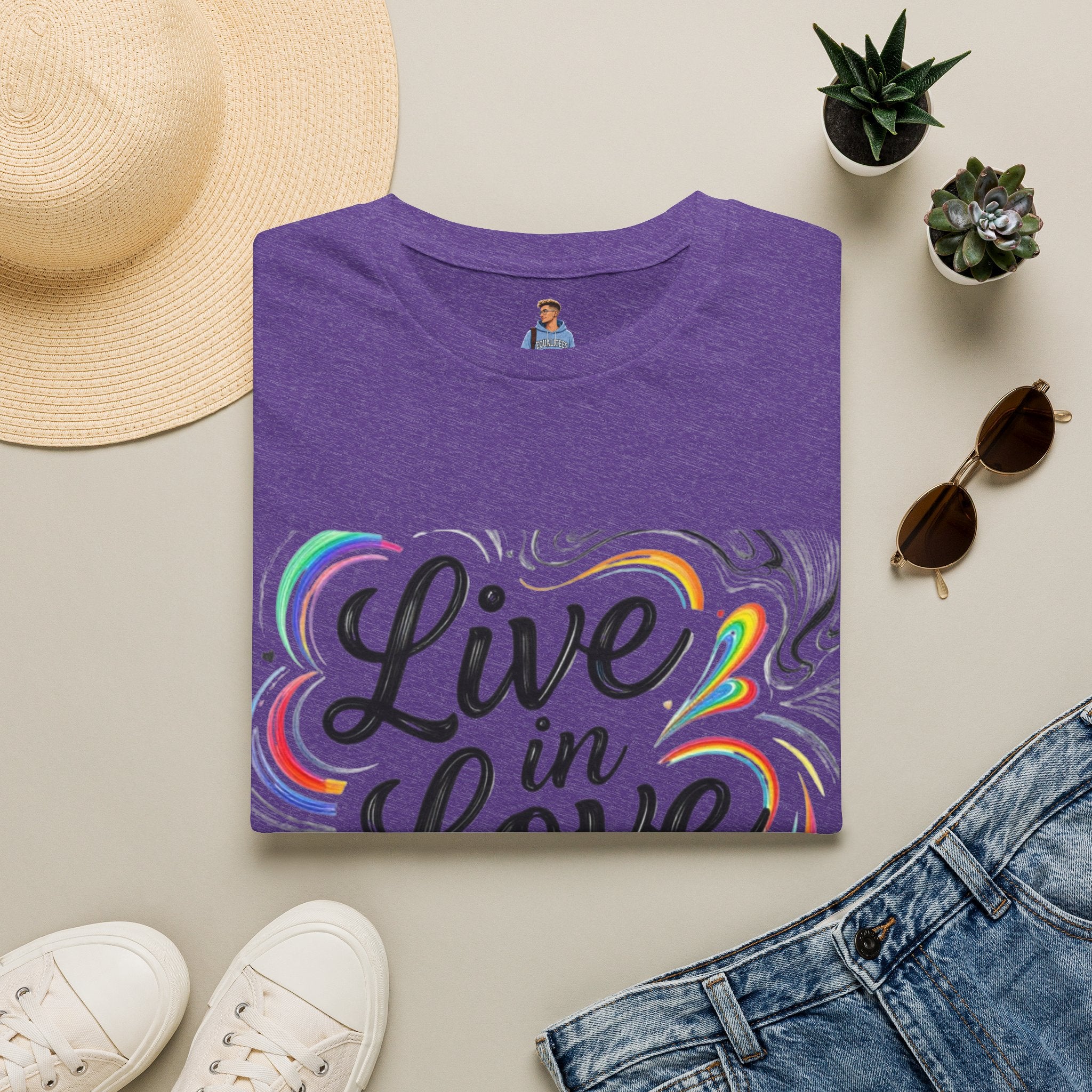 Live in Love Inspirational T-Shirt