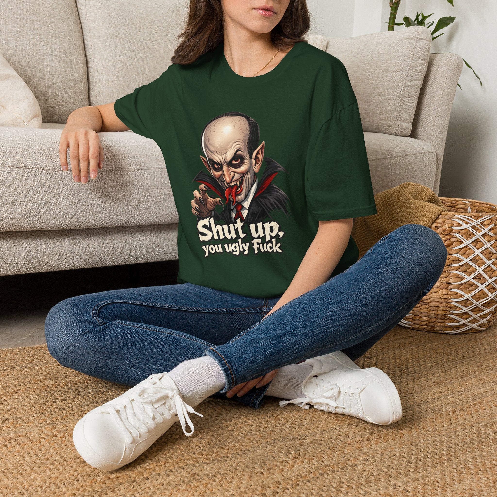 “Shut up, you ugly fuck” Funny graphic tee