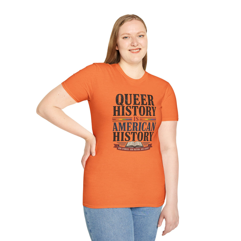 Queer History Is American — Graphic T-Shirt