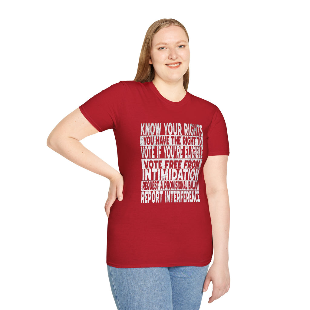Know Your Voting Rights T-Shirt