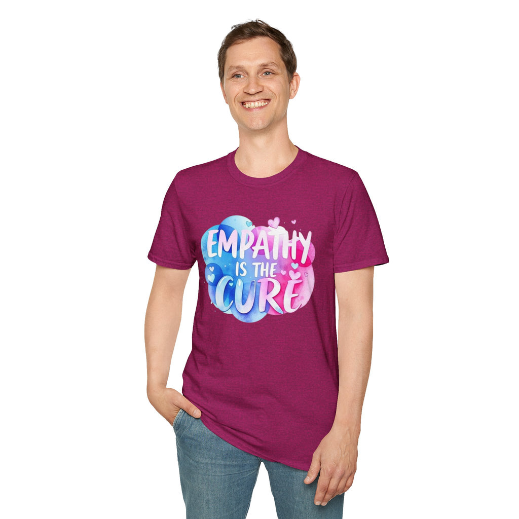 Empathy is the Cure Unisex Softstyle T-Shirt - Comfortable and Inspirational Tee for Everyday Wear