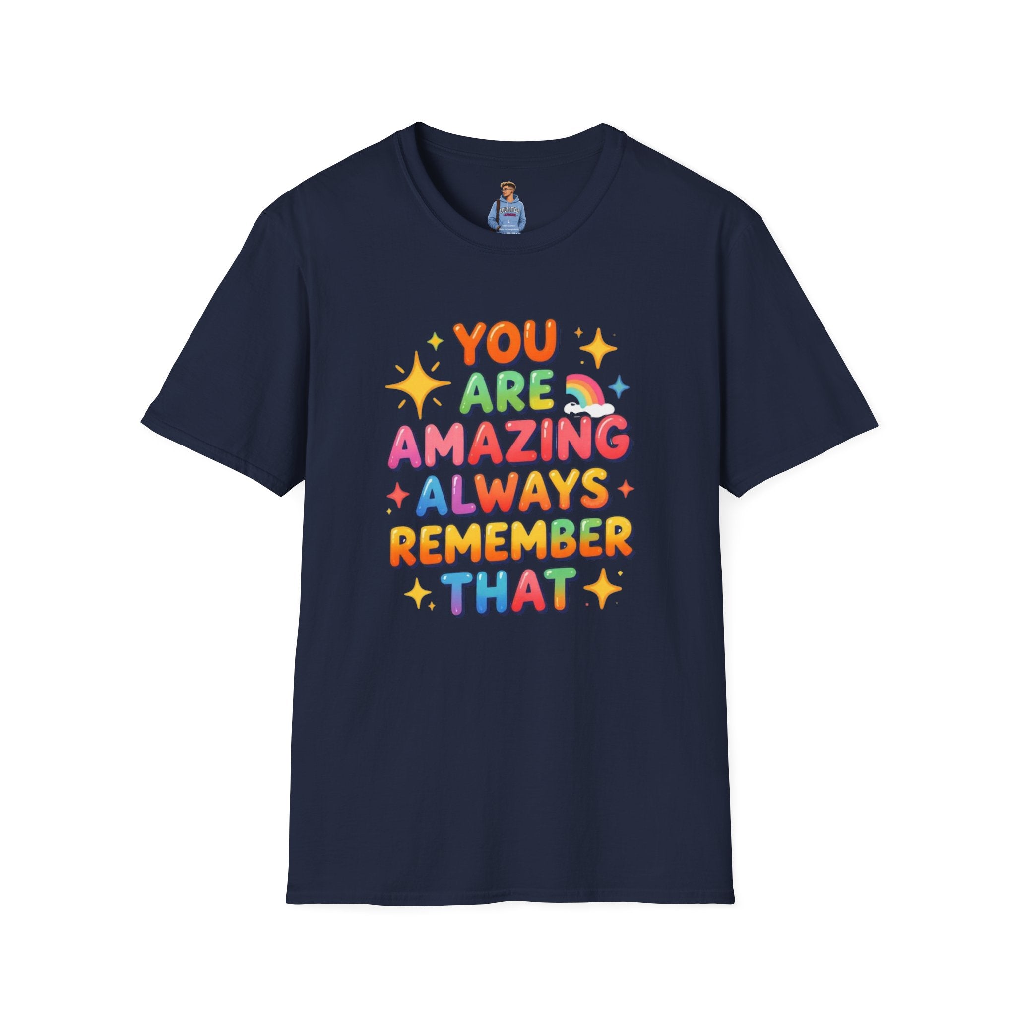 You Are Amazing T-Shirt — Colorful Inspirational Graphic Tee