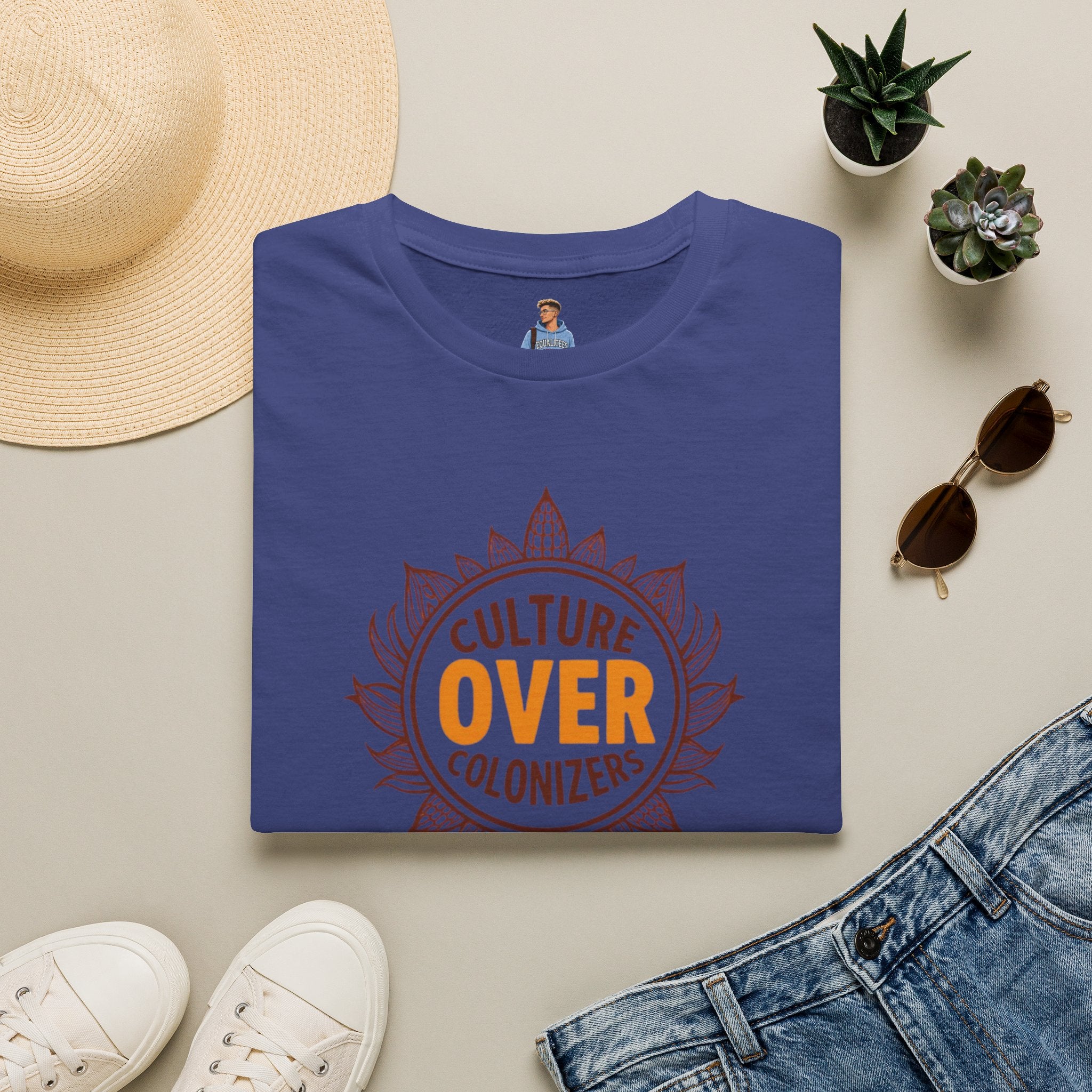 Culture Over Colonizers Unisex Softstyle T-Shirt